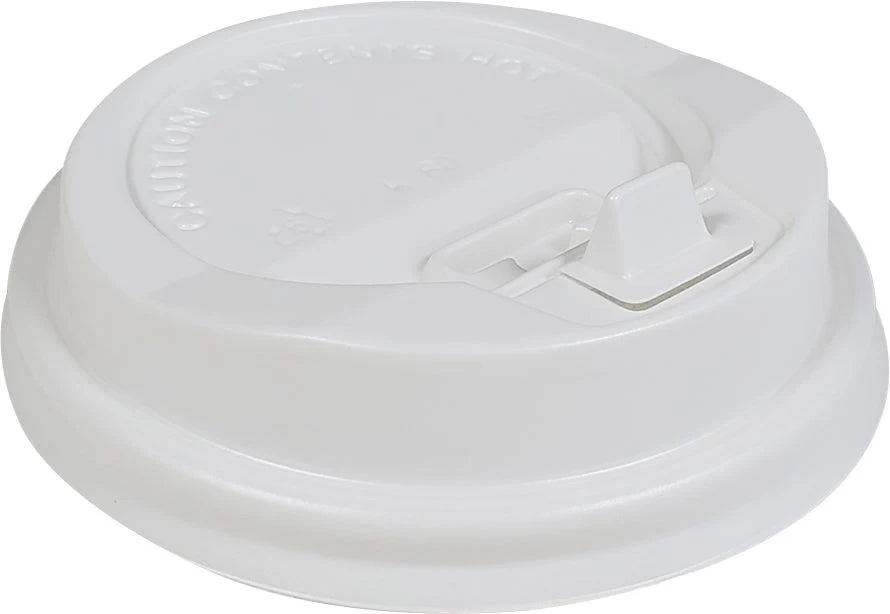 Morning Dew - Lock Back, Dome Sip Lid for 8 oz Tall Hot Paper Cups - White - 20 x 50 count
