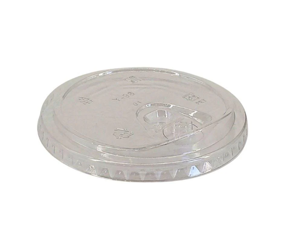 Morning Dew - Sip Lids W/Lock Back Cover For CP16-CP24 Clear Pet Cup - 98mm - 10 x 100 count - Image 2
