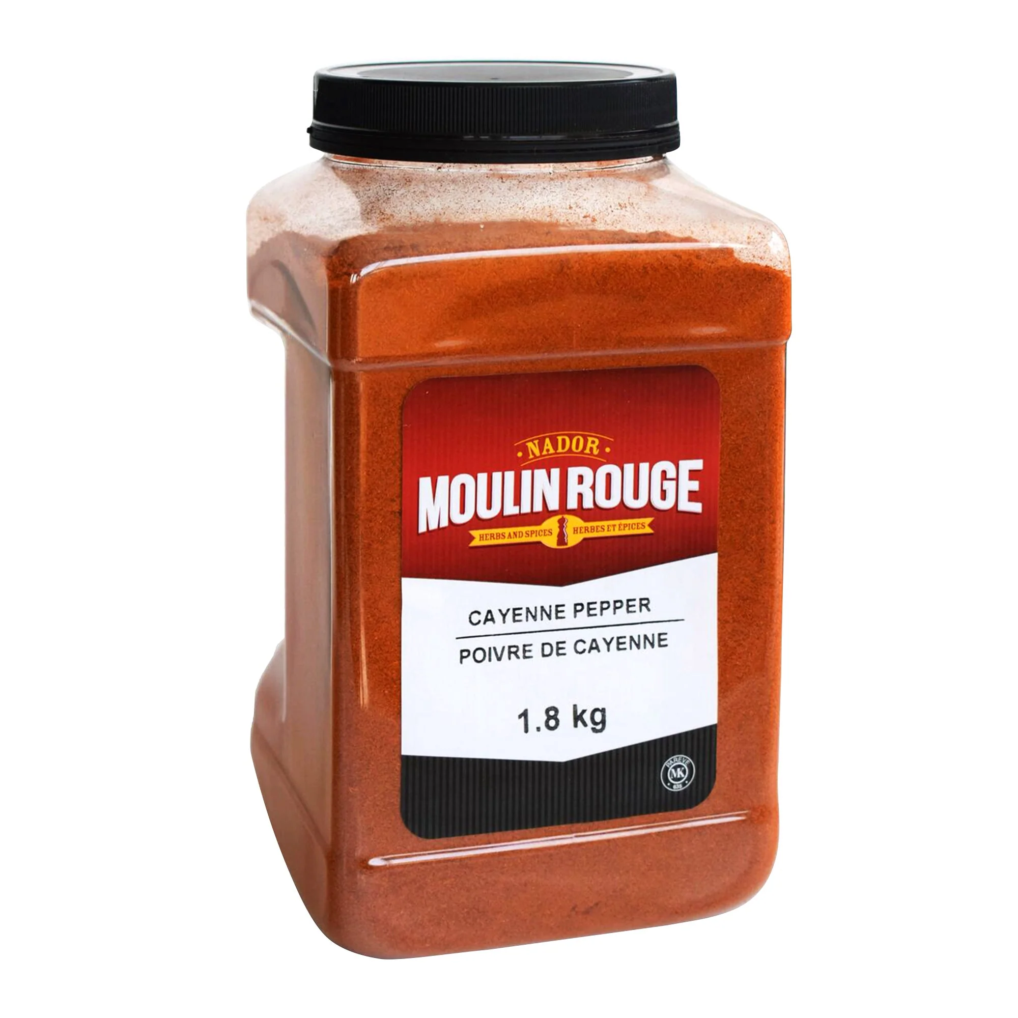 Moulin Rouge Cayenne Pepper Powder - 4 x 1.8 kg - Grocery and Food Items - Canadian Distribution - Ships Free Within Canada on Orders Above CAD $199