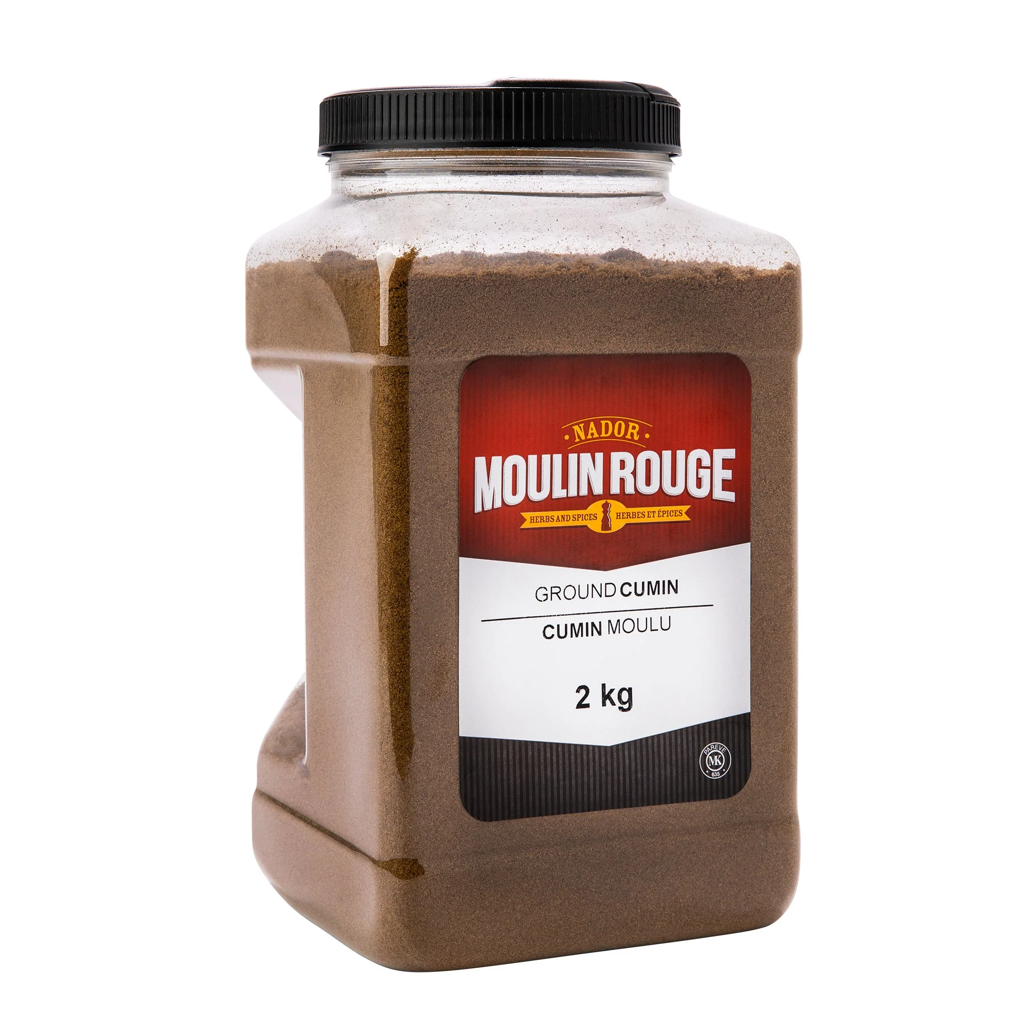 Moulin Rouge Ground Cumin - 4 x 2 kg - Grocery and Food Items - Canadian Distribution - Ships Free Within Canada on Orders Above CAD $199