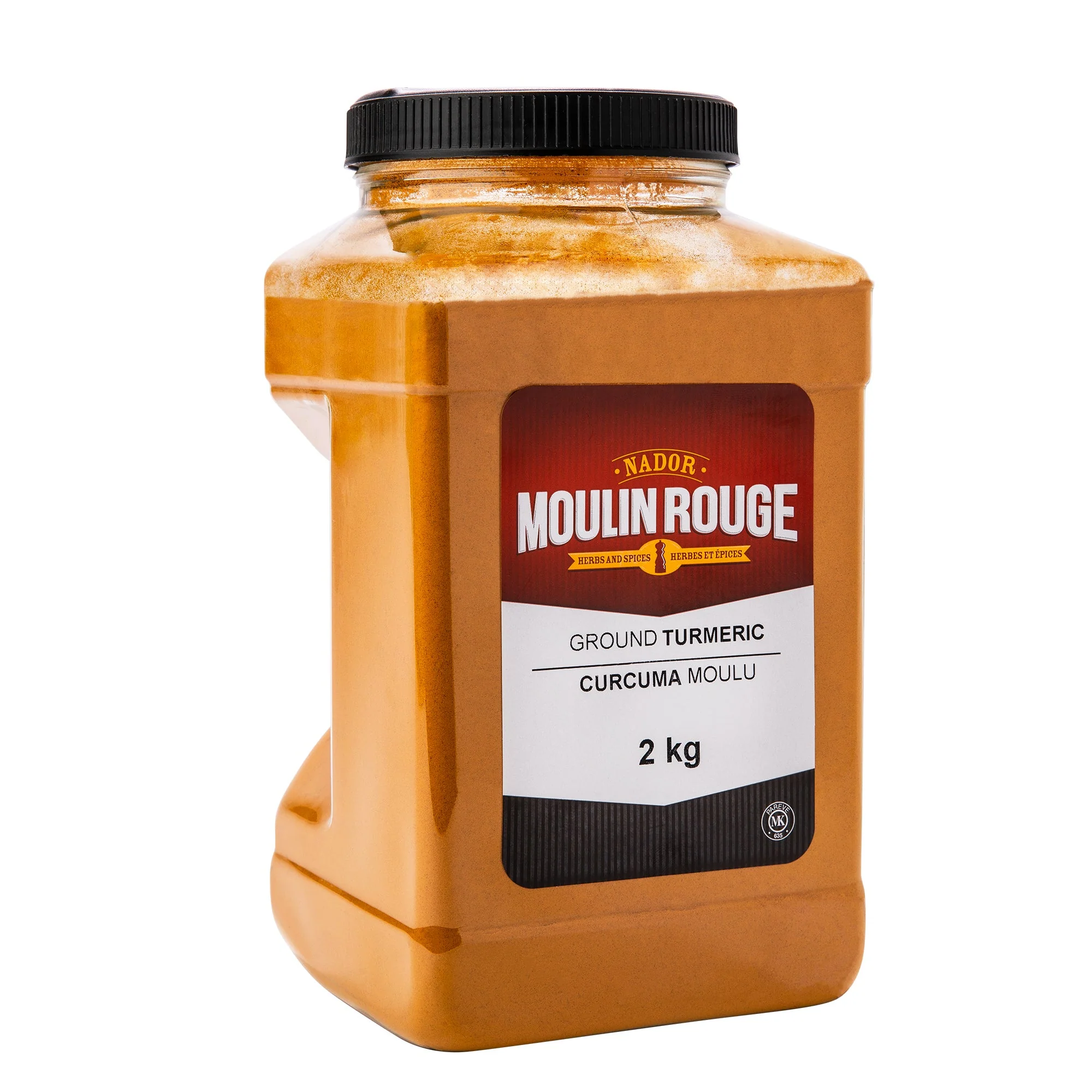 Moulin Rouge Ground Turmeric - 4 x 2 kg - Grocery and Food Items - Canadian Distribution - Ships Free Within Canada on Orders Above CAD $199