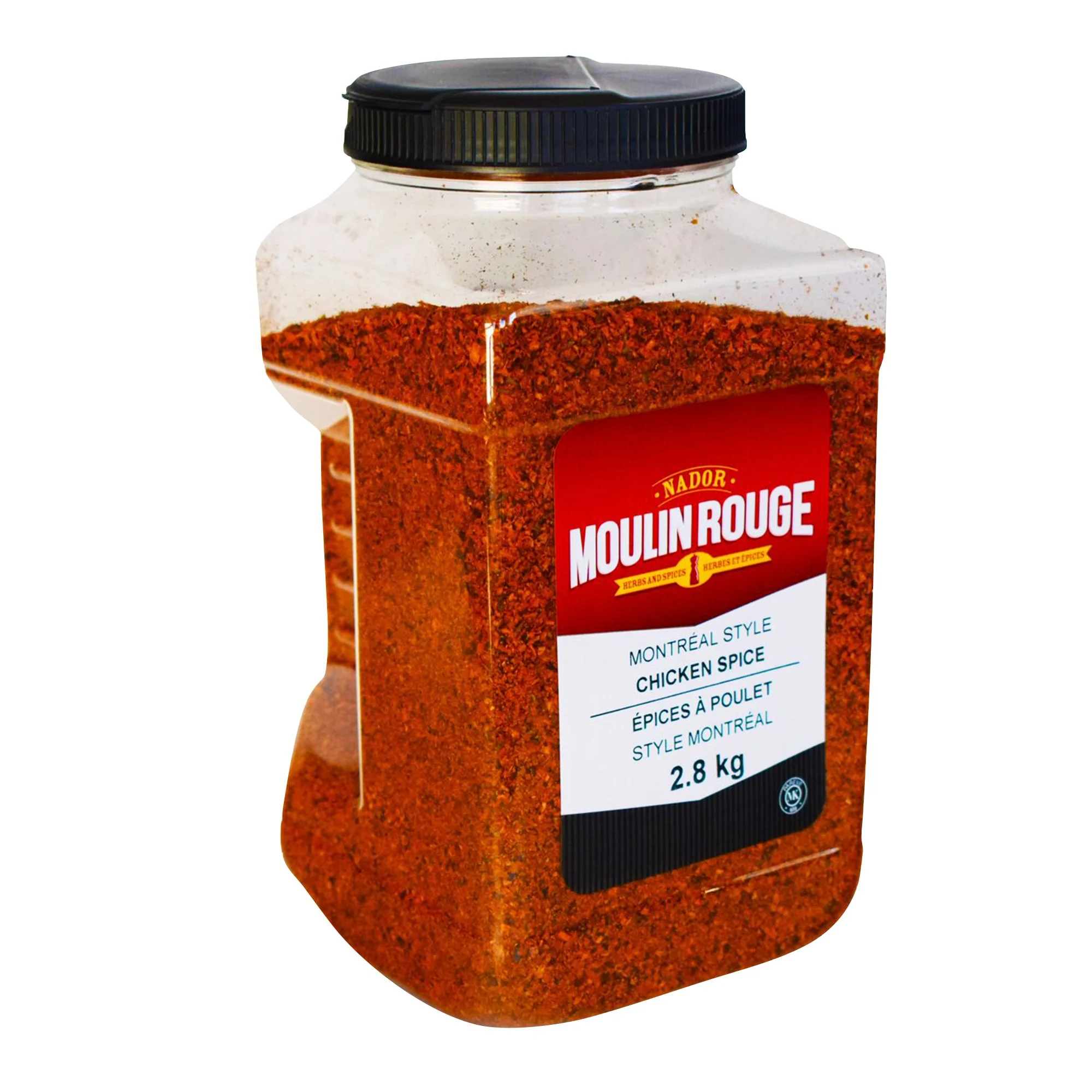 Moulin Rouge Montreal Style Chicken Spice - 4 x 2.8 kg - Grocery and Food Items - Canadian Distribution - Ships Free Within Canada on Orders Above CAD $199