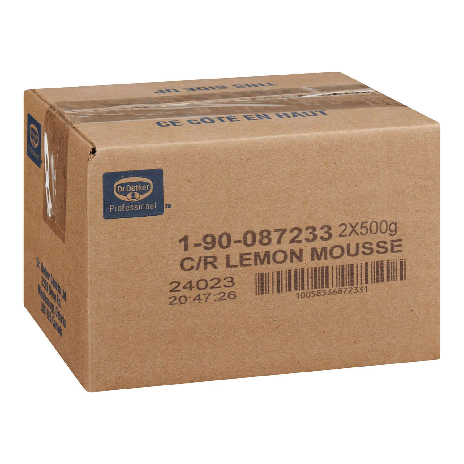 Mousse Mix Lemon Calorie Reduced - 2 x 500 g - Oetker - Baking Mixes and Ingredients - Canadian Distribution - Ships Free Within Canada on Orders Above CAD $199 - Image 3