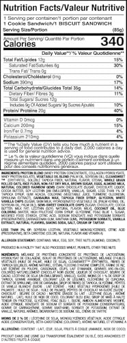 Musclesport Protein Whoopies - 20g Protein Whoopie Pie Cookies with Fiber (6 Pack, Monster Cookie) - Canadian Distribution - Ships Free Within Canada on Orders Above CAD $199 - Image 2