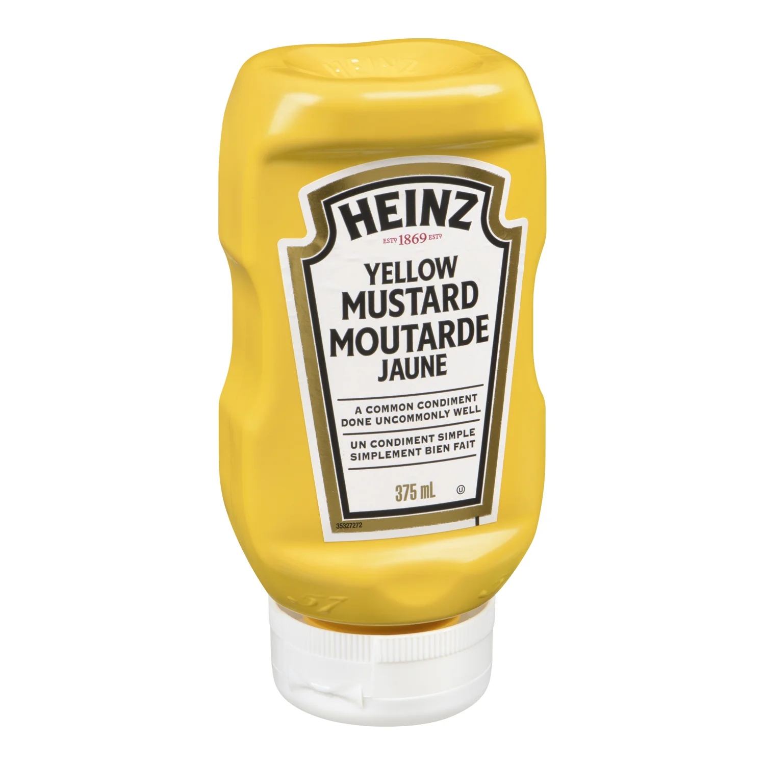 Mustard Yellow Upside Down Bottle - 24 x 375 mL - Heinz - Restaurant and Foodservice Ingredients - Canadian Distribution - Ships Free Within Canada on Orders Above CAD $199 - Image 6
