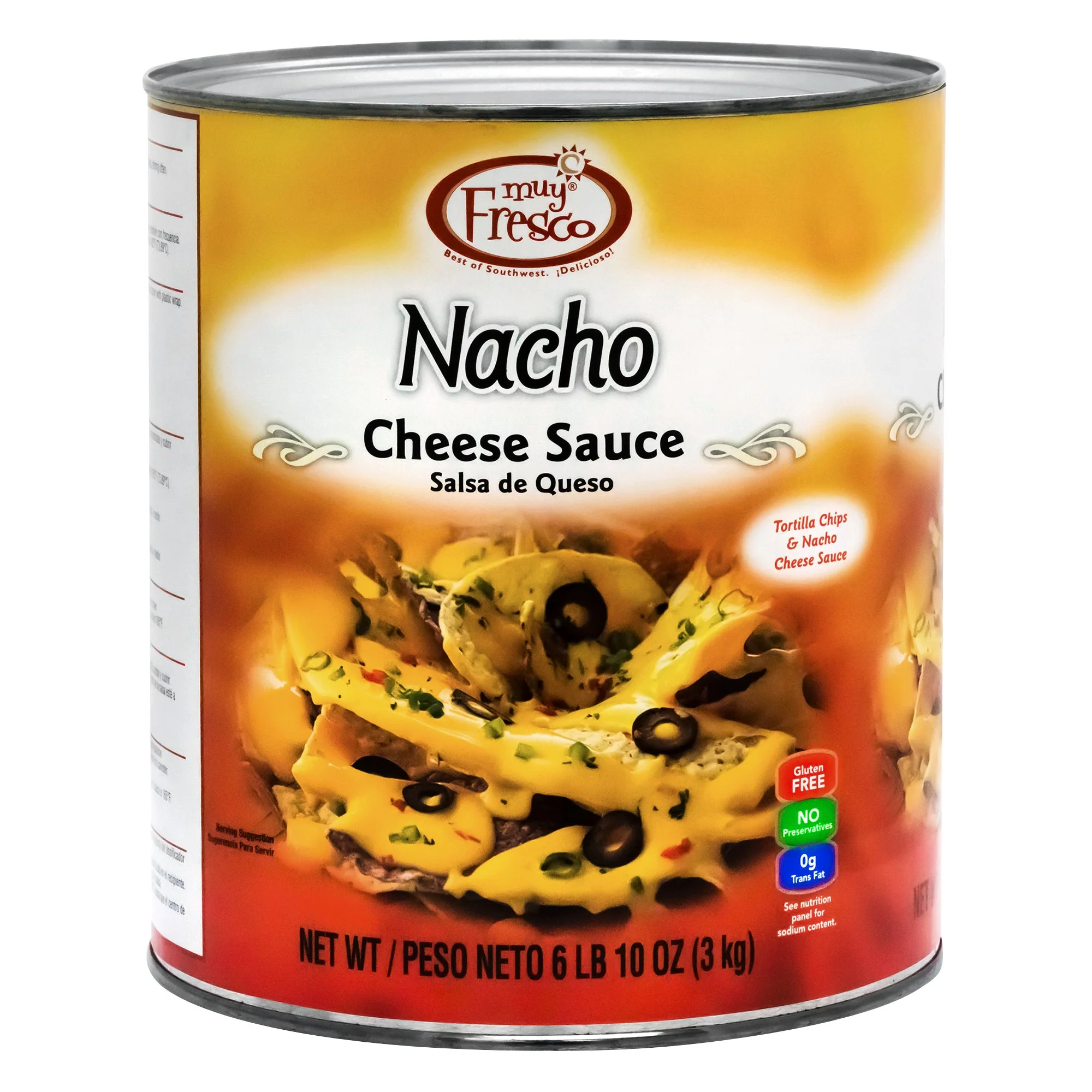 Muy Fresco Nacho Cheese Sauce - 4 x 3 kg - Grocery and Food Items - Canadian Distribution - Ships Free Within Canada on Orders Above CAD $199
