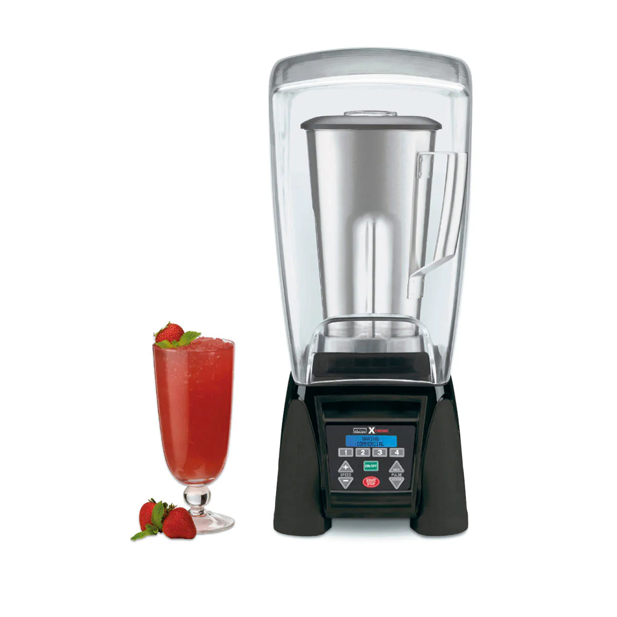 MX1500XTS Heavy-Duty Reprogrammable Blender with Sound Enclosure & 64 oz Stainless Steel Jar by Waring Commercial - Image 2