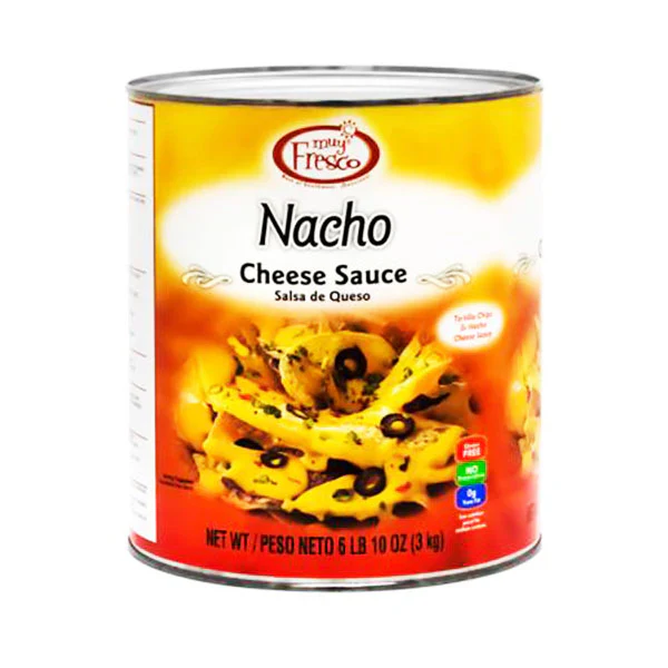 Nacho Cheese Sauce - 6 x #10 Cans by Muy Fresco - Canadian Distribution - Ships Free Within Canada on Orders Above CAD $199