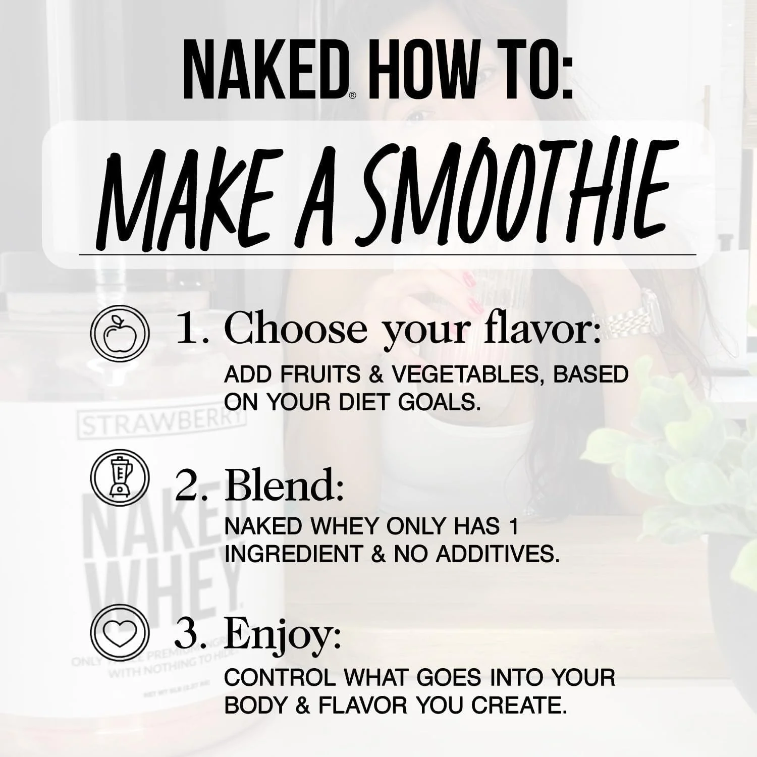NAKED – Whey Protein Powder – Unflavored – 2 lb – Ships Free Within Canada on Orders Above CAD $199 - Image 6
