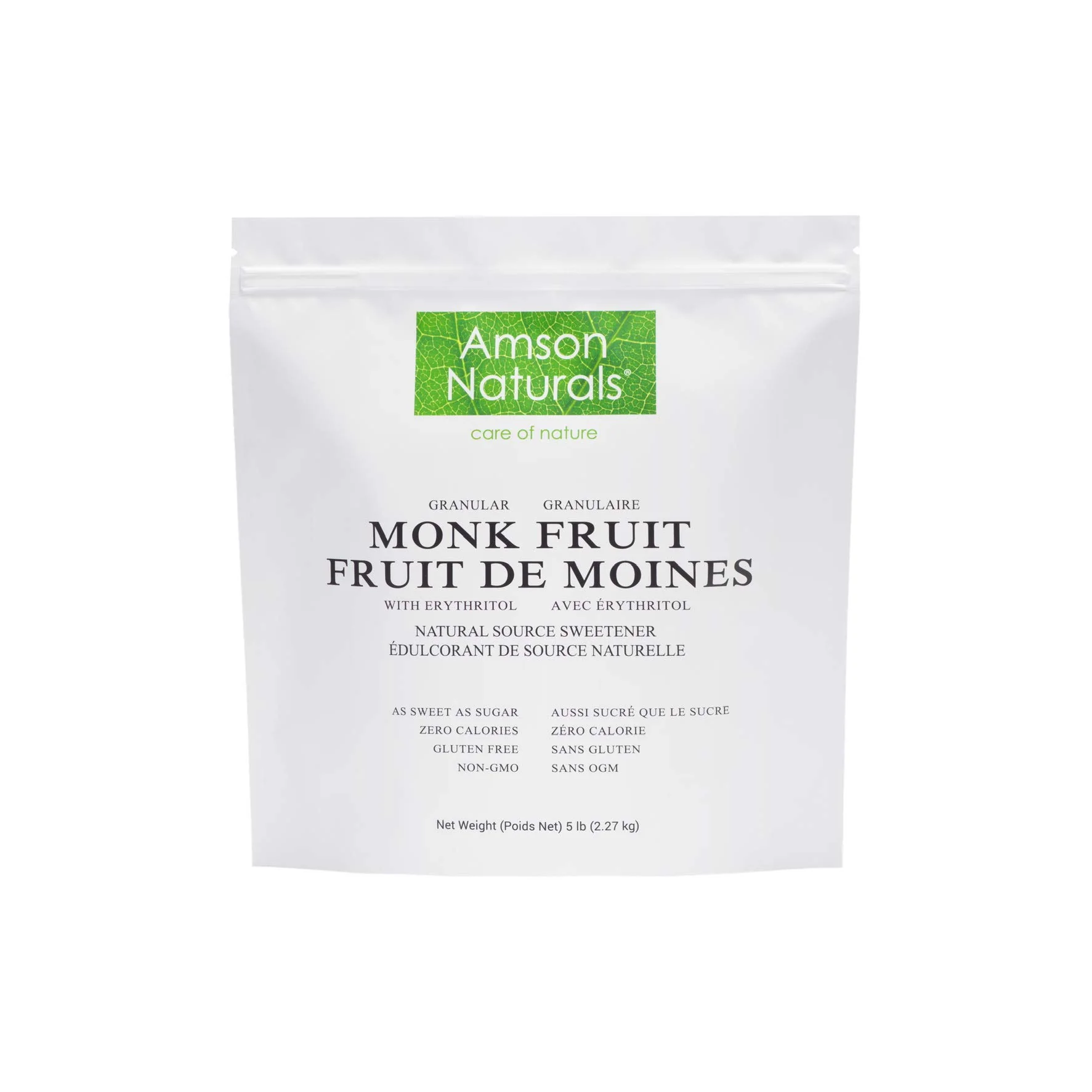 Natural Source – Sweetener – Granular 1:1 Sugar Substitute – 5 lb - Canadian Distribution - Ships Free Within Canada on Orders Above CAD $199