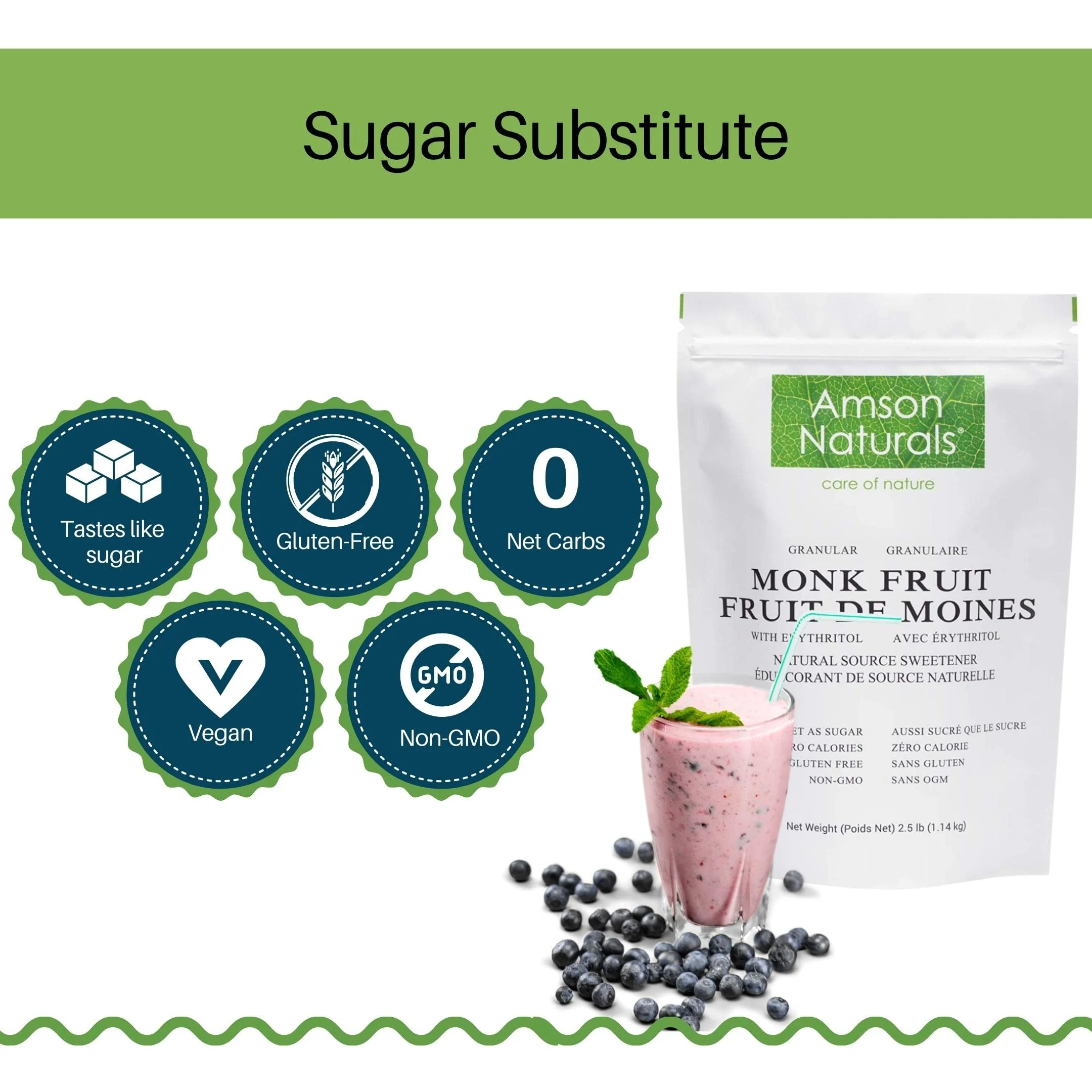 Natural Source – Sweetener – Granular 1:1 Sugar Substitute – 5 lb - Canadian Distribution - Ships Free Within Canada on Orders Above CAD $199 - Image 3