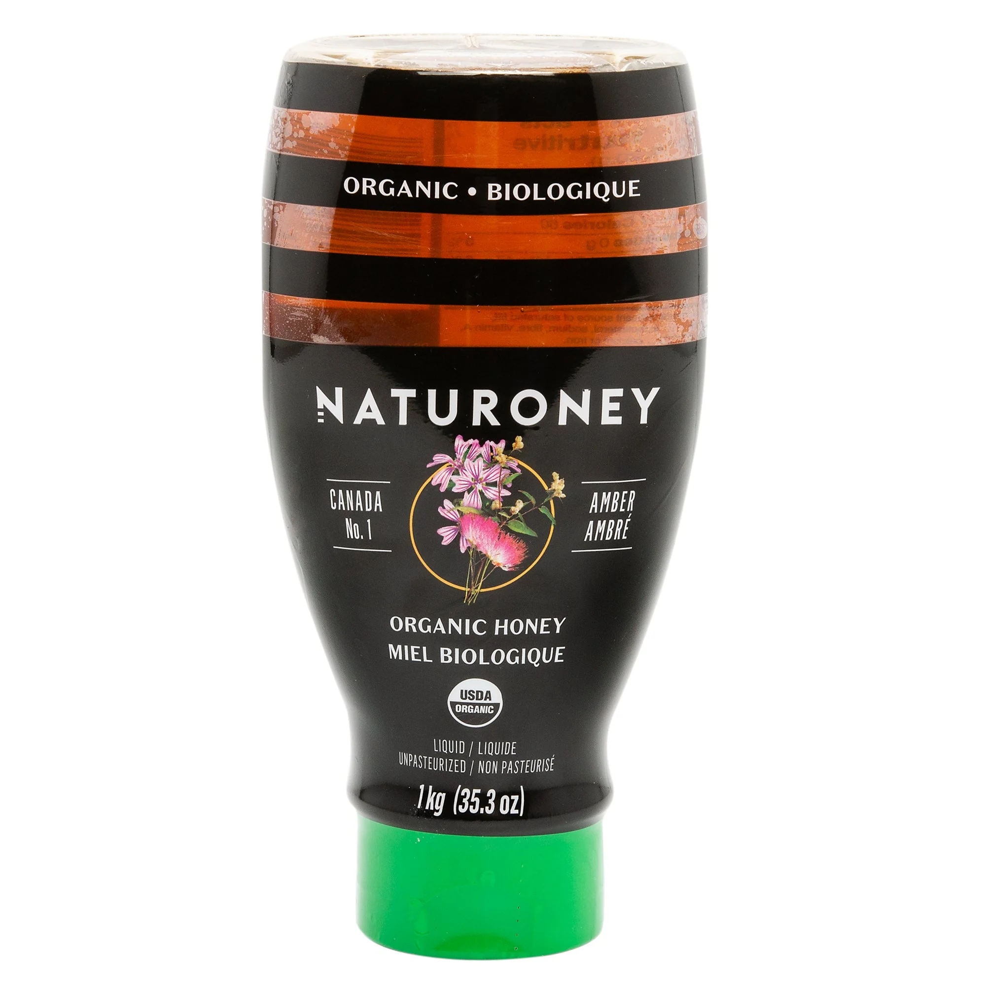 Naturoney Organic Honey - 4 x 1 kg - Grocery and Food Items - Canadian Distribution - Ships Free Within Canada on Orders Above CAD $199