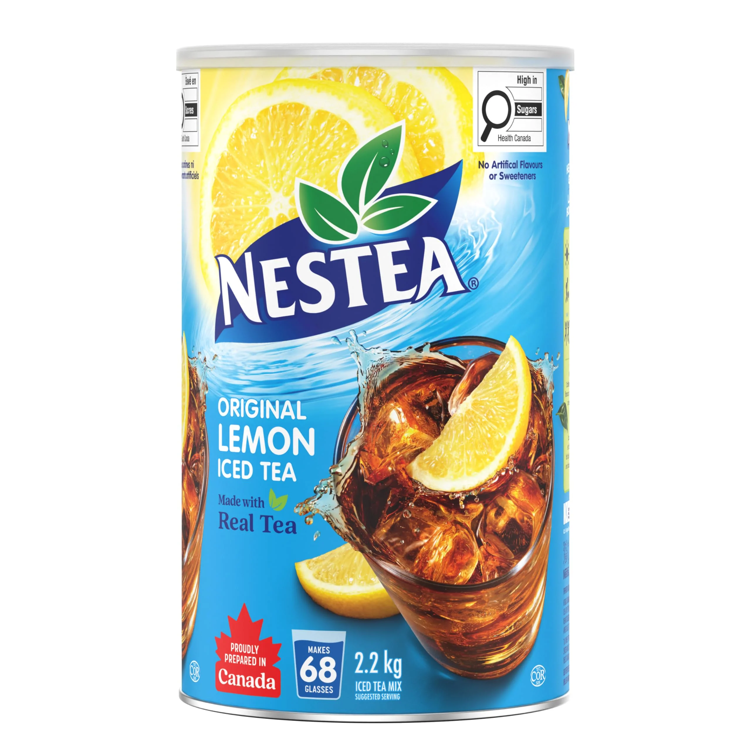 Original Lemon Iced Tea Canister, 2.2 Kg (packaging might vary) - NESTEA- Canadian Distribution