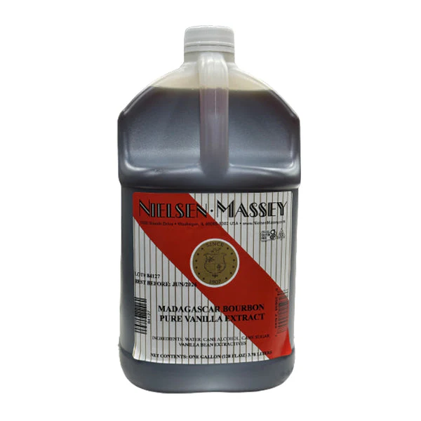 Nielsen Massey Madagascar Bourbon Pure Vanilla Extract - 1 Gallon - Canadian Distribution - Ships Free Within Canada on Orders Above CAD $199