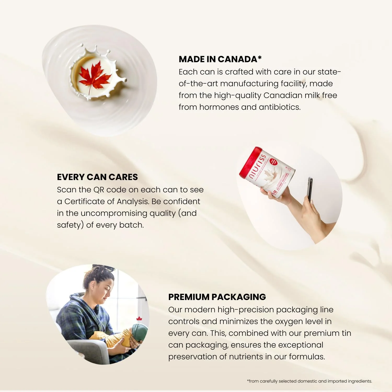 NIURISS - Infant Formula - Complete Nutrition - Canadian Milk - 0-12 months - 700g - Canadian Distribution - Ships Free Within Canada on Orders Above CAD $199 - Image 2