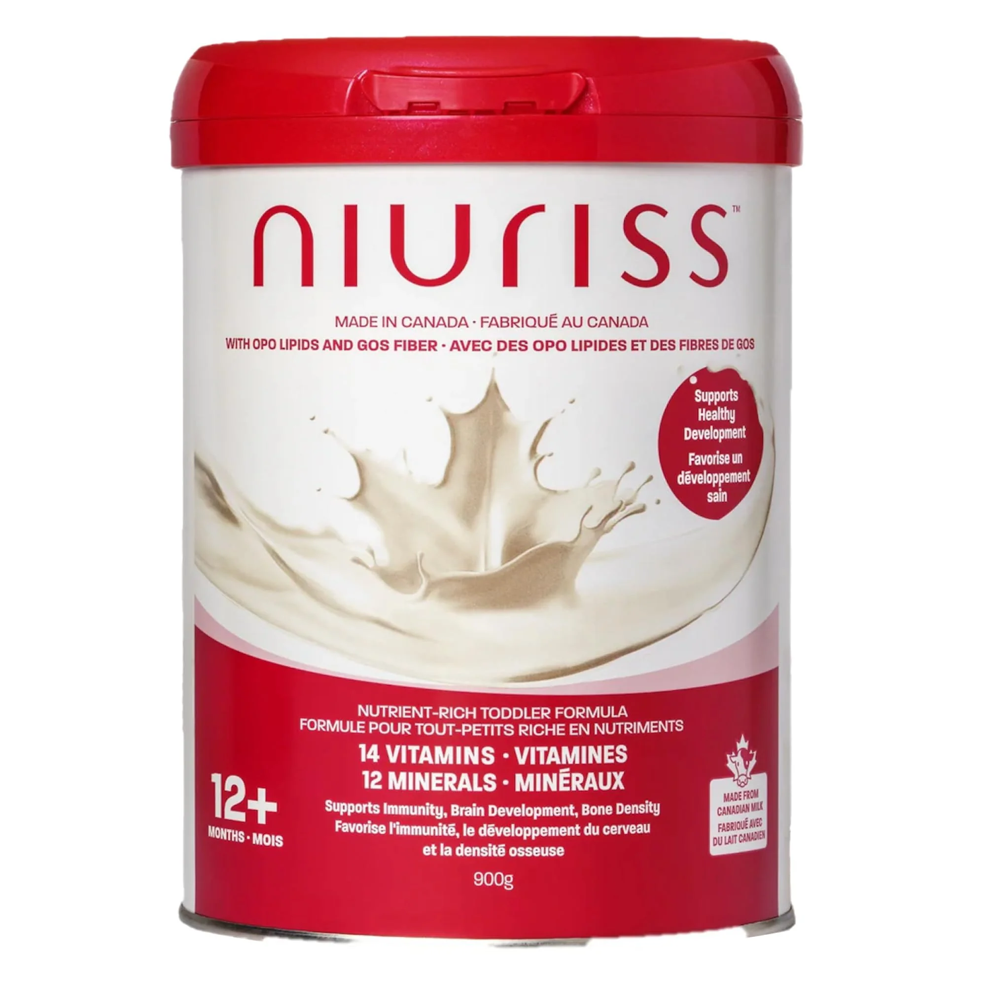 NIURISS – Toddler Formula – 27 Micronutrients – 900g – Kosher/Halal - Canadian Distribution - Ships Free Within Canada on Orders Above CAD $199