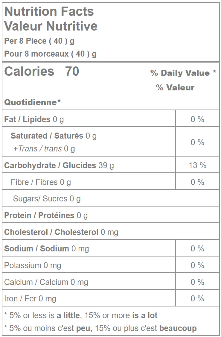 No Sugar Added Butterscotch Candies - Individually Wrapped - 11 LB Box - Premium Candies & Gummies - Ships Free Within Canada on Orders Above CAD $199 - Image 2
