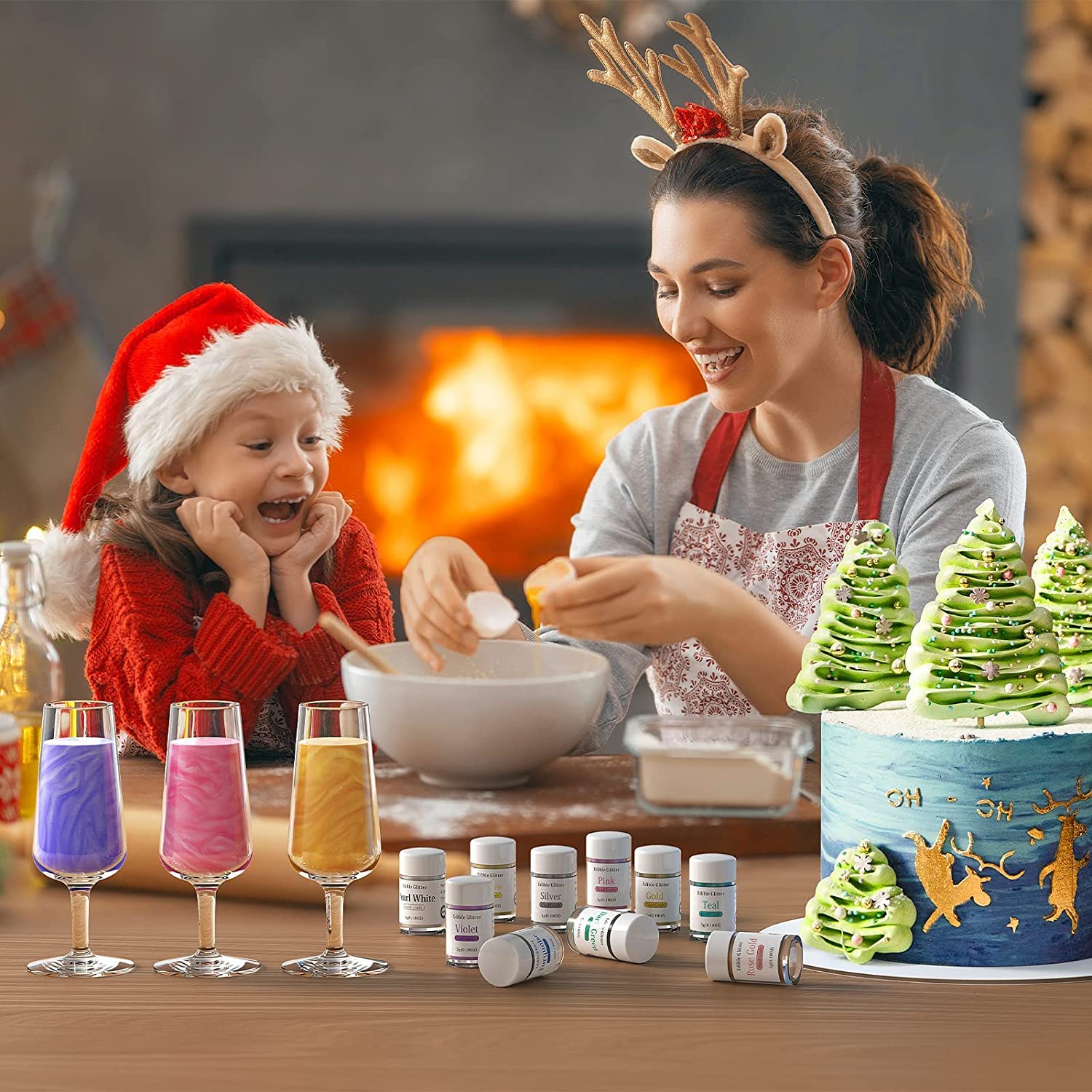 Nomeca – Edible Glitter – 10 Colours – 5g Each – Food grade shimmer - Canadian Distribution - Ships Free Within Canada on Orders Above CAD $199 - Image 3