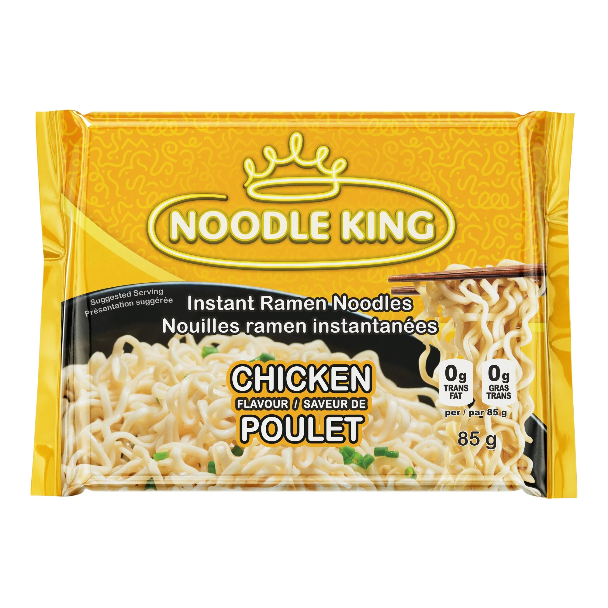 Noodle King Chicken Ramen - 96 × 85 g - Grocery and Food Items - Canadian Distribution - Ships Free Within Canada on Orders Above CAD $199 - Image 2