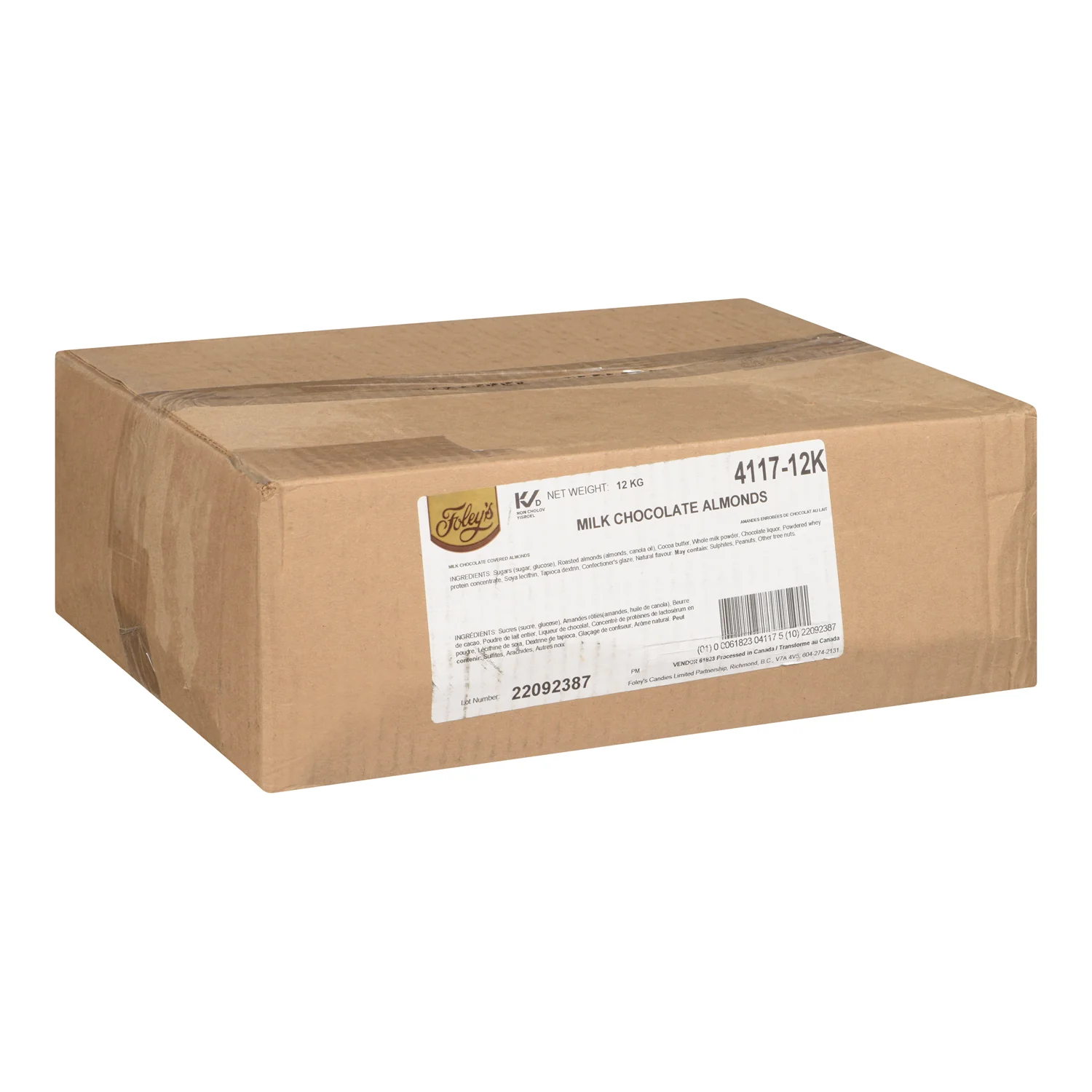 Nut Almond Chocolate Covered - 1 x 11.3 kg - David Roberts - Restaurant and Foodservice Ingredients - Canadian Distribution - Ships Free Within Canada on Orders Above CAD $199 - Image 3