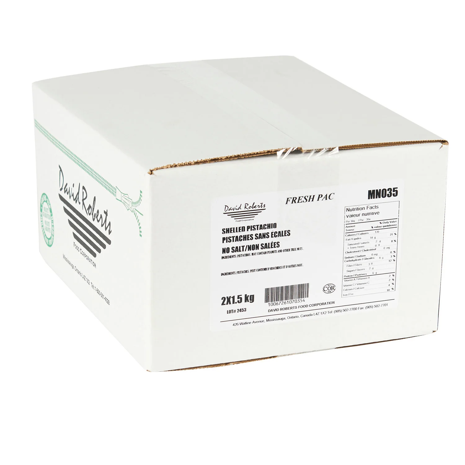Nut Pistachio Shelled - 2 x 1.5 kg - David Roberts - Restaurant and Foodservice Ingredients - Canadian Distribution - Ships Free Within Canada on Orders Above CAD $199 - Image 3
