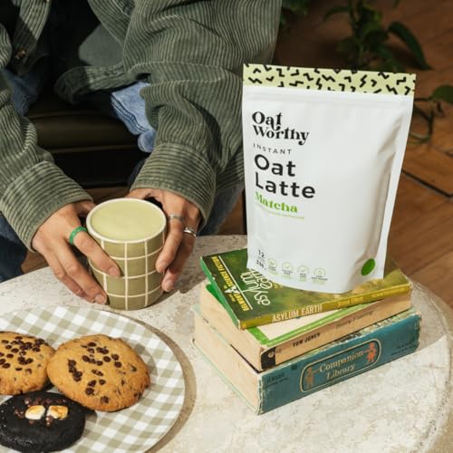 Oatworthy, Oat Milk Latte, Matcha, 336g - Canadian Distribution - Ships Free Within Canada on Orders Above CAD $199 - Image 2