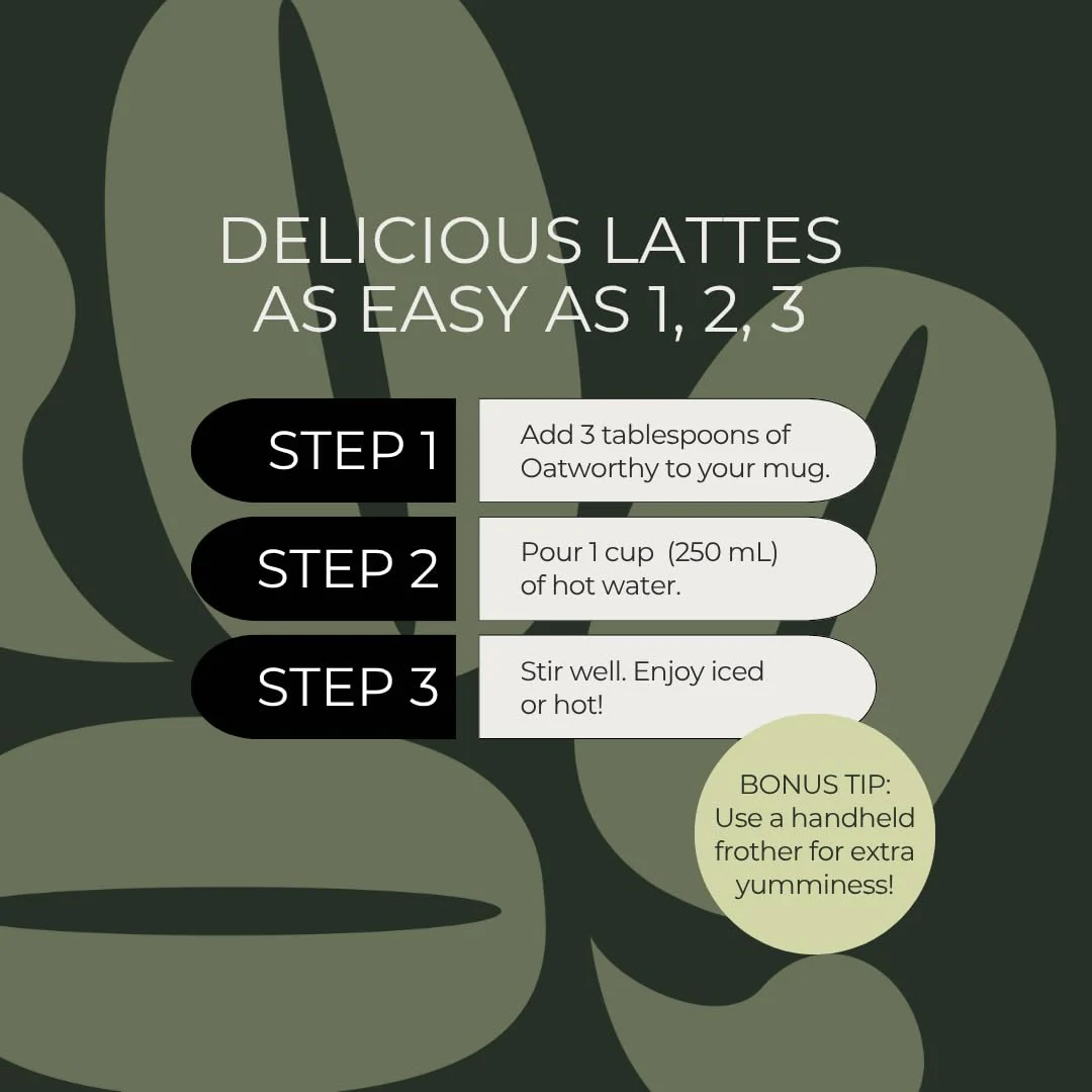 Oatworthy, Oat Milk Latte, Matcha, 336g - Canadian Distribution - Ships Free Within Canada on Orders Above CAD $199 - Image 5