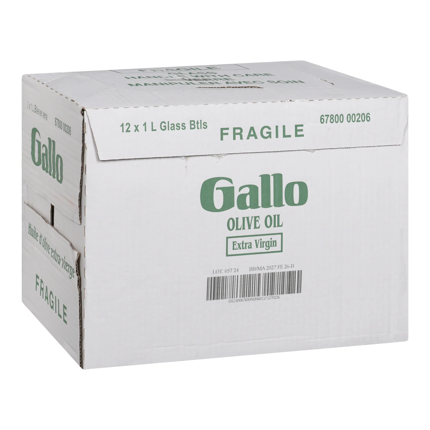 Oil Olive Extra Virgin - 12 x 1 Lr - Galo - Restaurant and Foodservice Ingredients - Canadian Distribution - Ships Free Within Canada on Orders Above CAD $199 - Image 2