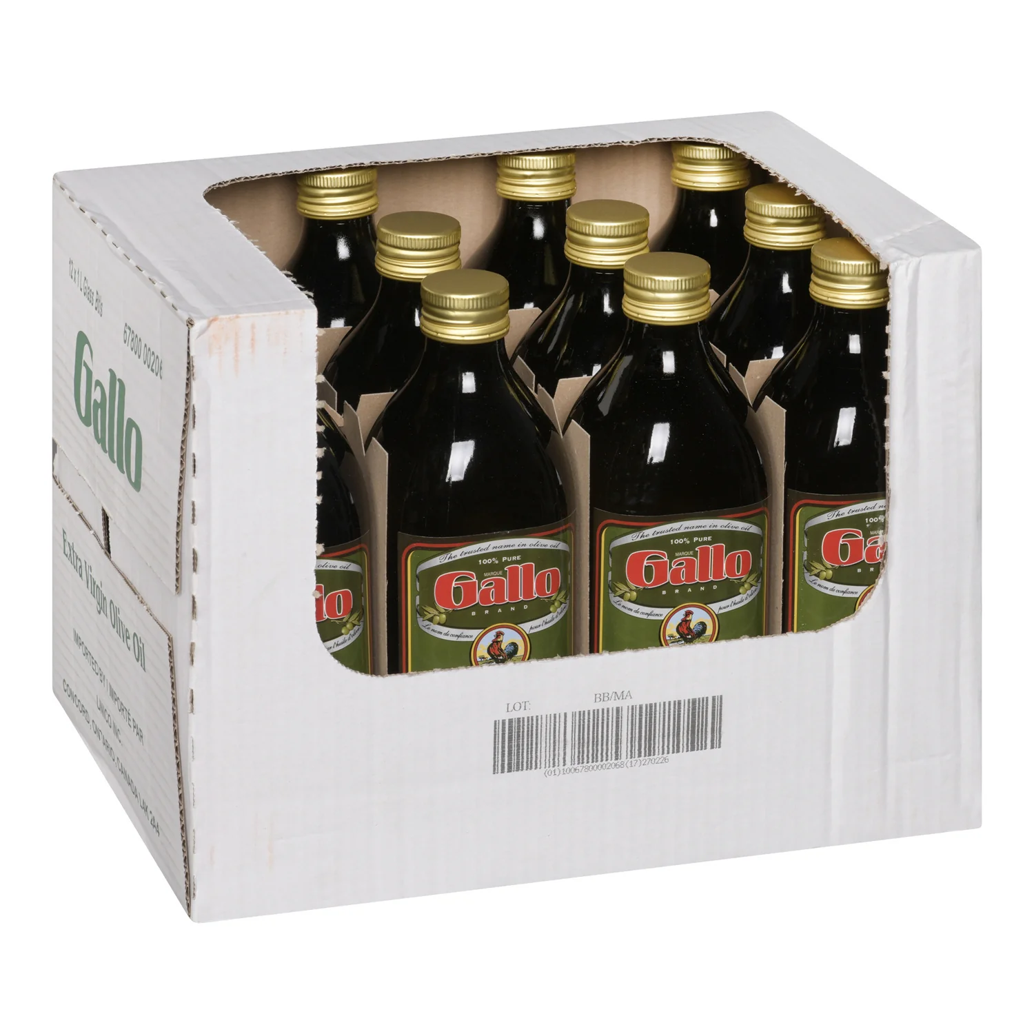 Oil Olive Extra Virgin - 12 x 1 Lr - Galo - Restaurant and Foodservice Ingredients - Canadian Distribution - Ships Free Within Canada on Orders Above CAD $199 - Image 3