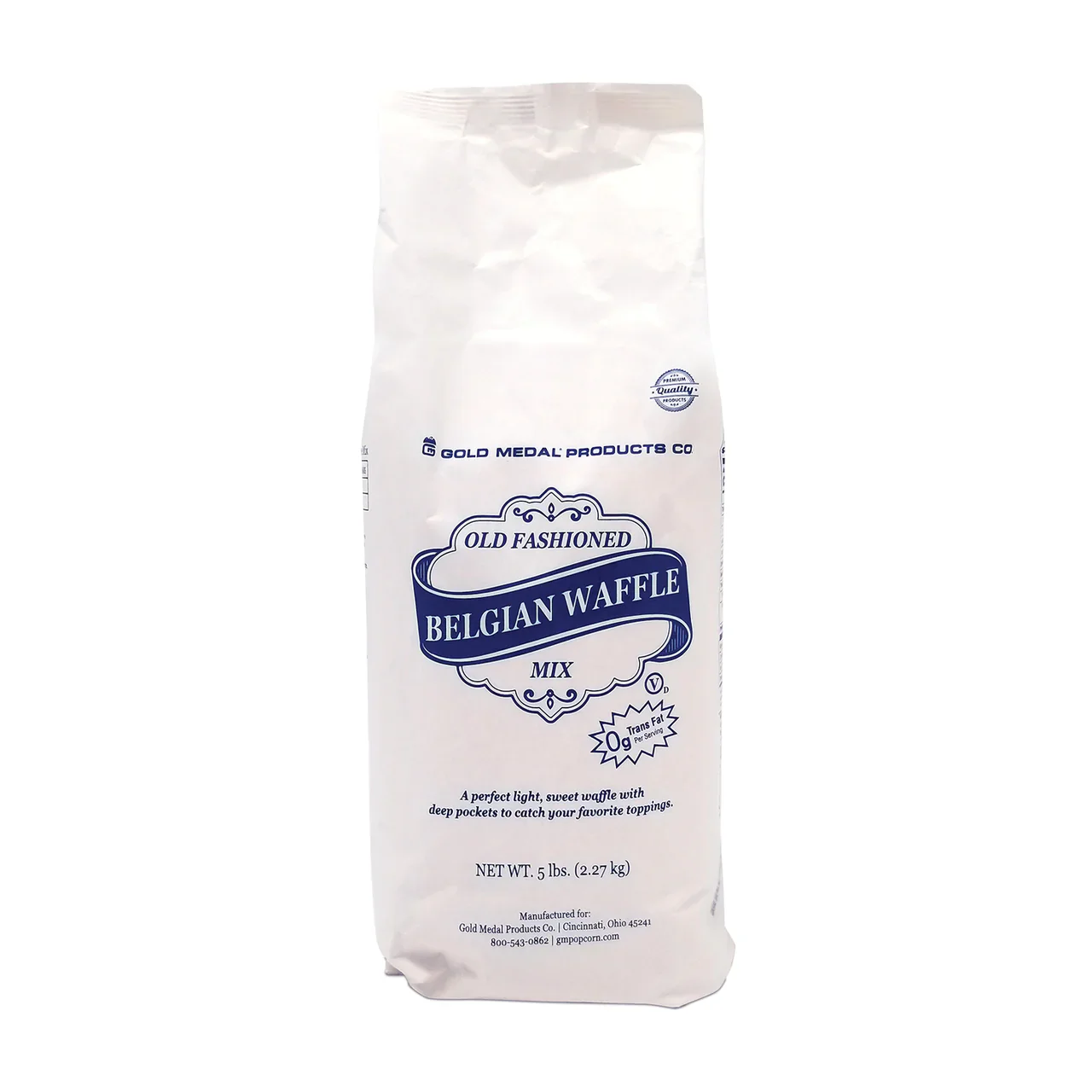 Old-Fashioned Belgian Waffle Mix - Case (6 x 5 Lbs. Bags) - Made in the USA - Ships Free Within Canada on Orders Above CAD $199 - Image 2