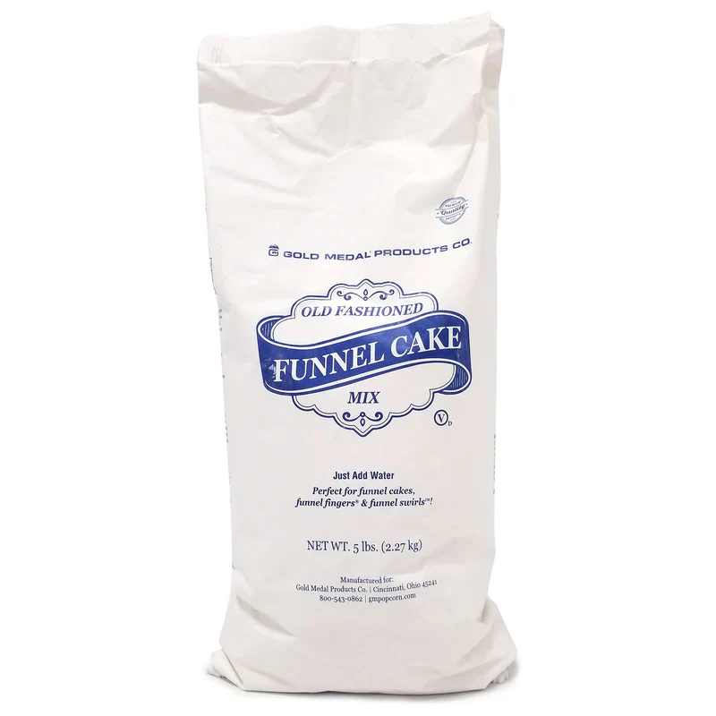Old-Fashioned Funnel Cake Mix - Case (6 x 5 Lbs. Bags) - Gold Medal - Made in the USA - Image 2
