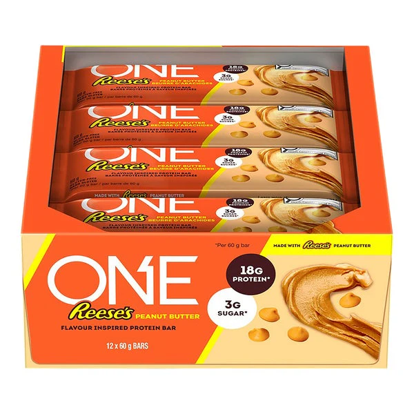 One Protein Bar - 48 x 60 g - Reese - Canadian Distribution - Ships Free Within Canada on Orders Above CAD $199