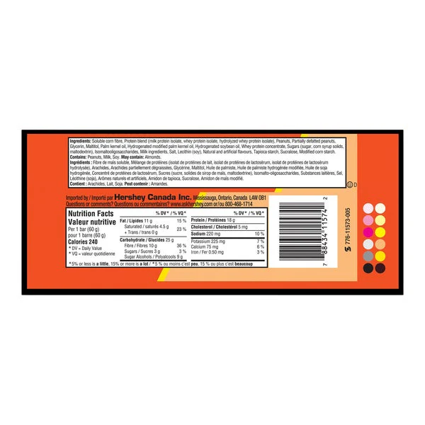 One Protein Bar - 48 x 60 g - Reese - Canadian Distribution - Ships Free Within Canada on Orders Above CAD $199 - Image 4