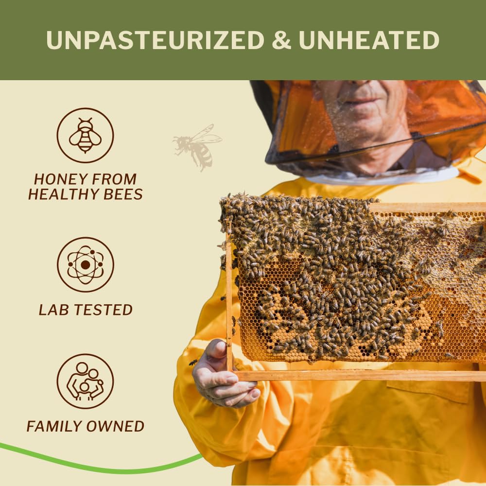 Oneroot – Canadian Raw Buckwheat Honey – Original – 1kg – High antioxidants - Canadian Distribution - Ships Free Within Canada on Orders Above CAD $199 - Image 5