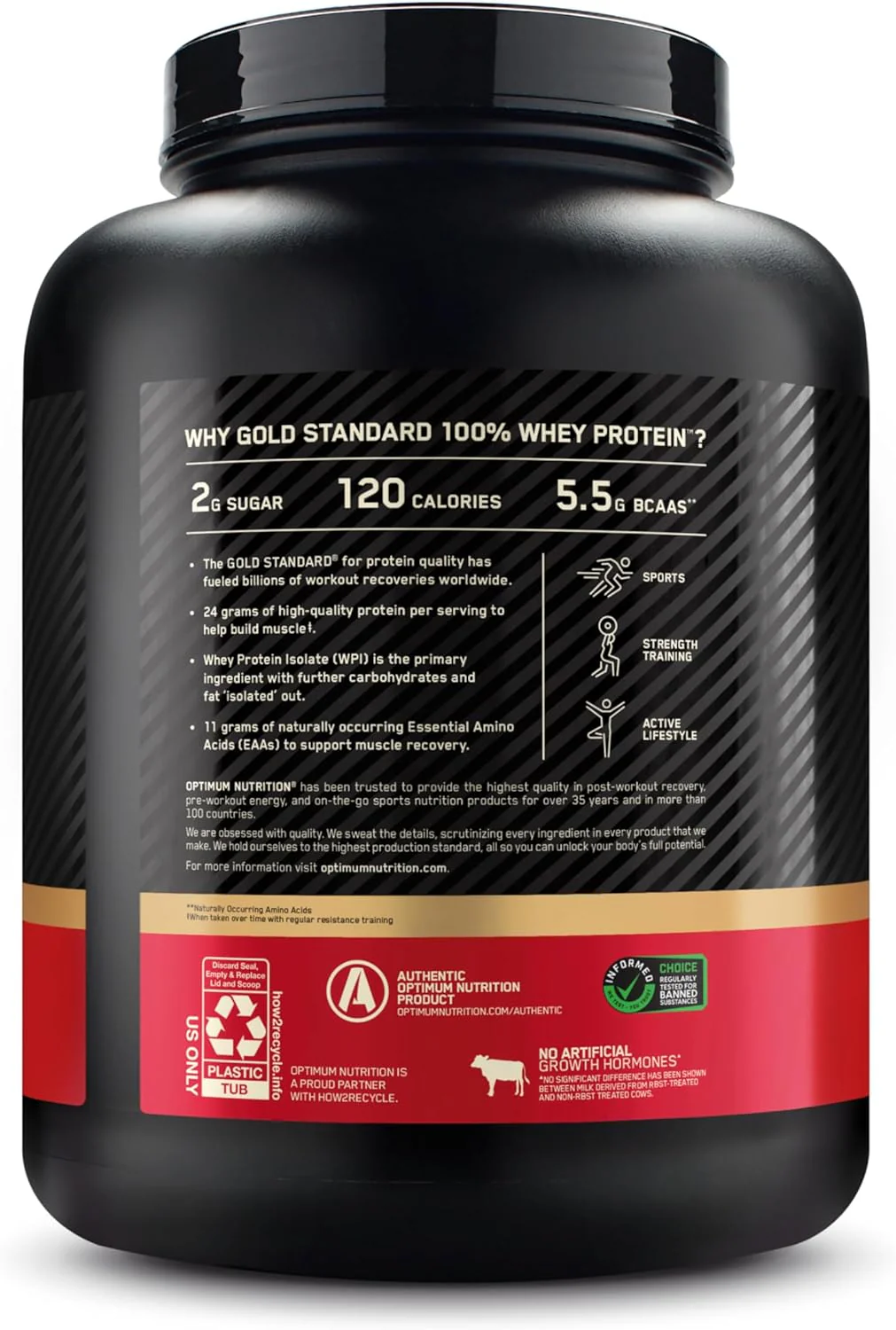 Optimum Nutrition – Gold Standard Whey Protein – Milk Chocolate – 2.27 kg, 70 Servings – Ships Free Within Canada on Orders Above CAD $199 - Image 12