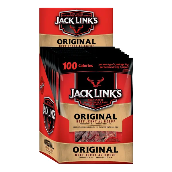 Original Beef Jerky - 48 × 35 g - Jack Link’s - Canadian Distribution - Ships Free Within Canada on Orders Above CAD $199 - Image 2