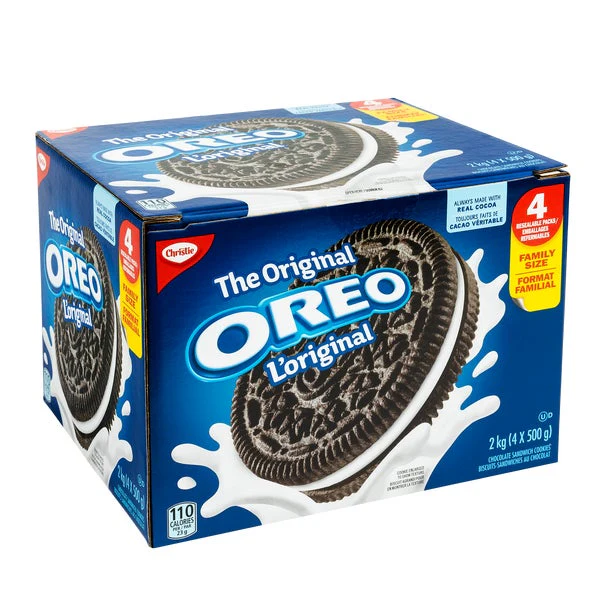 Original Cookies - 16 × 500 g - Oreo - Canadian Distribution - Ships Free Within Canada on Orders Above CAD $199
