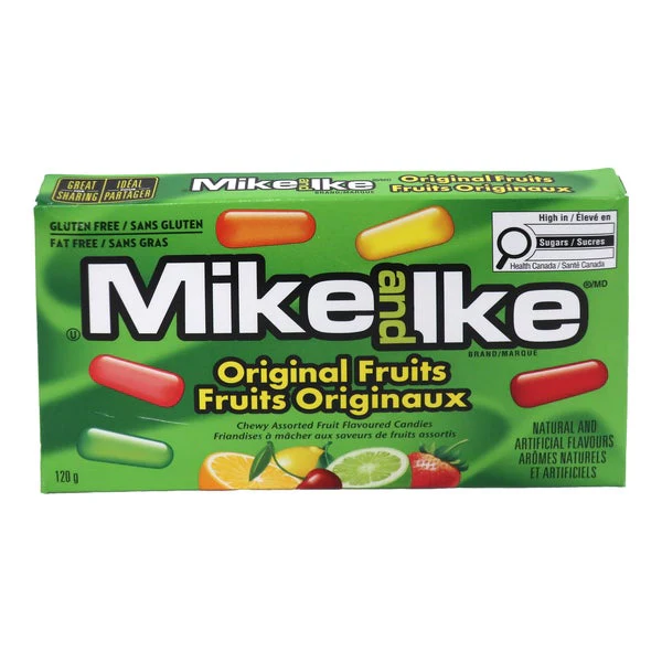 Original Fruits - 48 × 120 g - Mike and Ike - Canadian Distribution - Ships Free Within Canada on Orders Above CAD $199