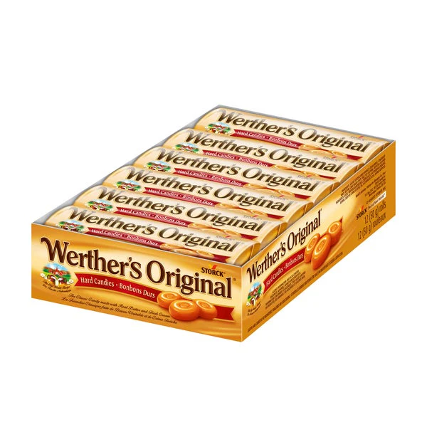 Original Hard Candy Rolls - 48 × 50 g - Werther’s - Canadian Distribution - Ships Free Within Canada on Orders Above CAD $199 - Image 2
