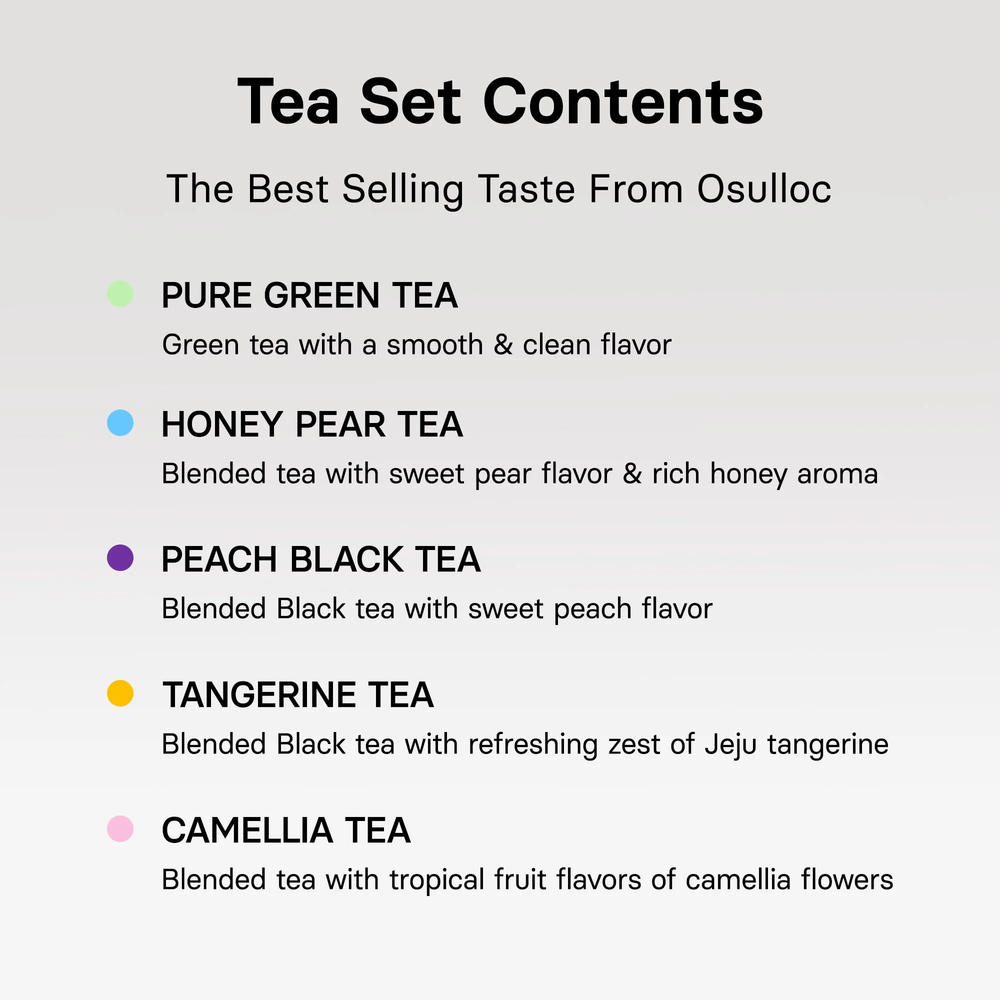OSULLOC – Premium Tea Collection – Assorted – 40 Count – Ten flavours - Canadian Distribution - Ships Free Within Canada on Orders Above CAD $199 - Image 4