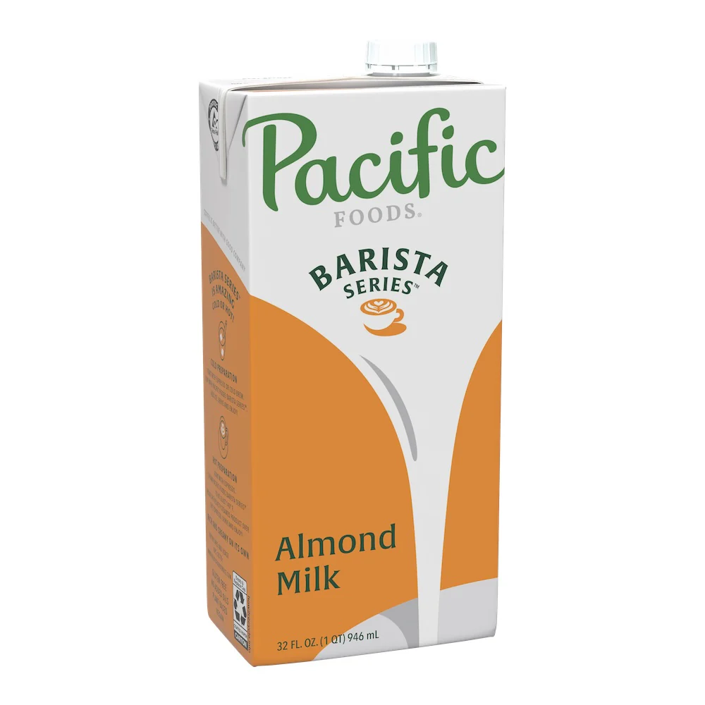Pacific Foods - Barista Series - Almond Original - 12  x 32oz per case - Foodservice - Ships Free Within Canada on Orders Above CAD $199