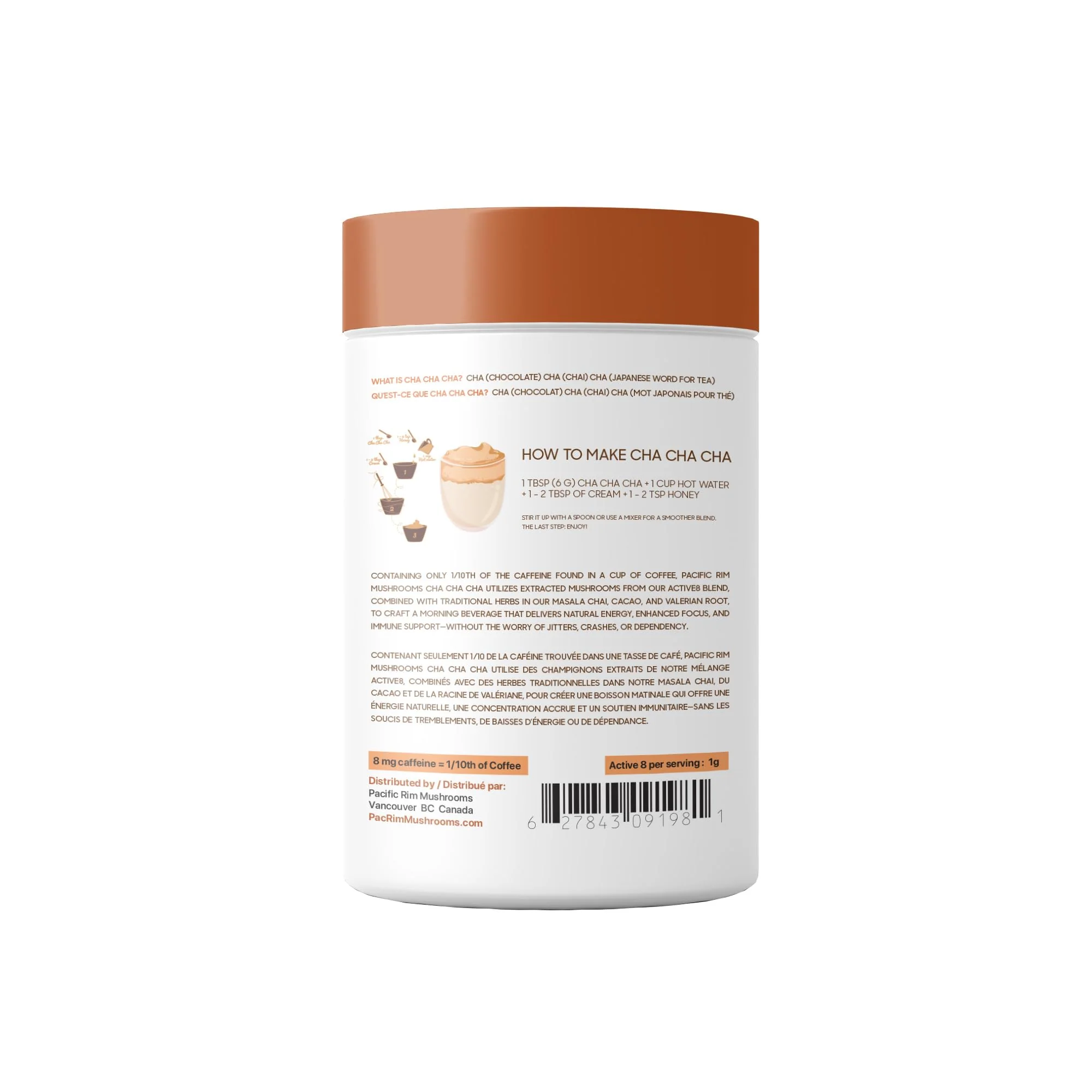 Pacific Rim Mushrooms – Cha Cha Cha Mushroom Cacao – Chai Spice – 8 Mushroom Blend – Energy and focus - Canadian Distribution - Ships Free Within Canada on Orders Above CAD $199 - Image 12