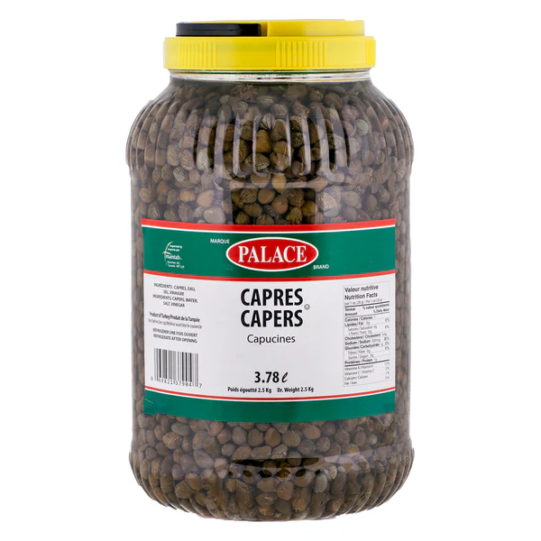 Palace Capers Capucines - 4 x 3.78 L - Grocery and Food Items - Canadian Distribution - Ships Free Within Canada on Orders Above CAD $199