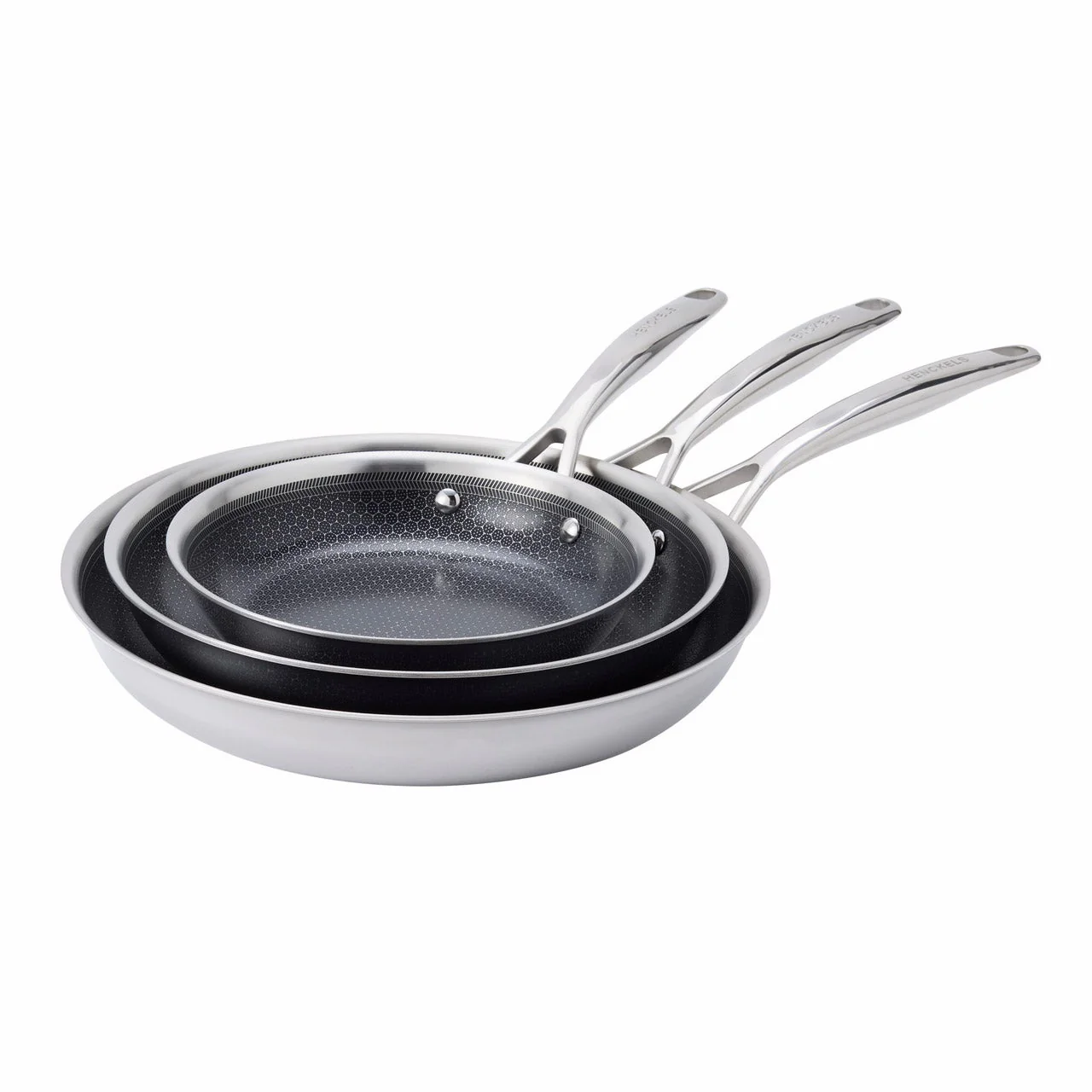 Paradigm Hybrid Ceramic Non-Stick Tri-Ply Clad Skillet Set - 3 Pieces - ZWILLING - Restaurant Equipment and Smallwares - Canadian Distribution