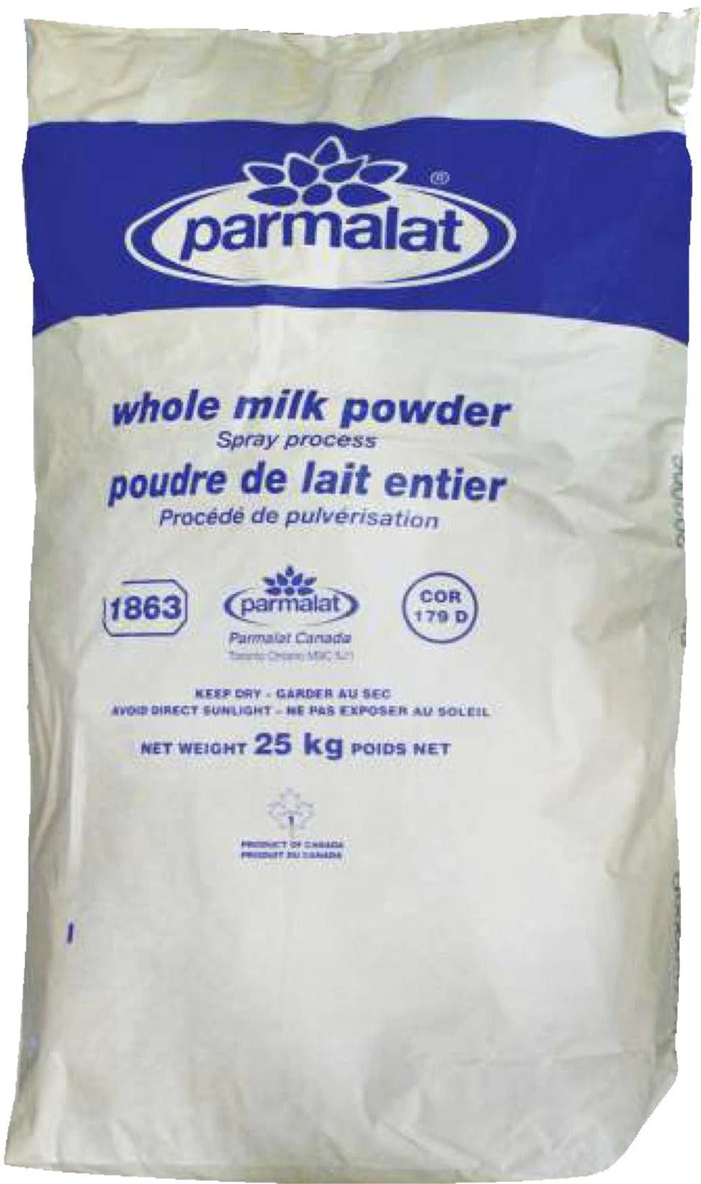 Parmalat - Milk Powder - Whole - 26% - Canadian Distribution - Ships Free Within Canada on Orders Above CAD $199