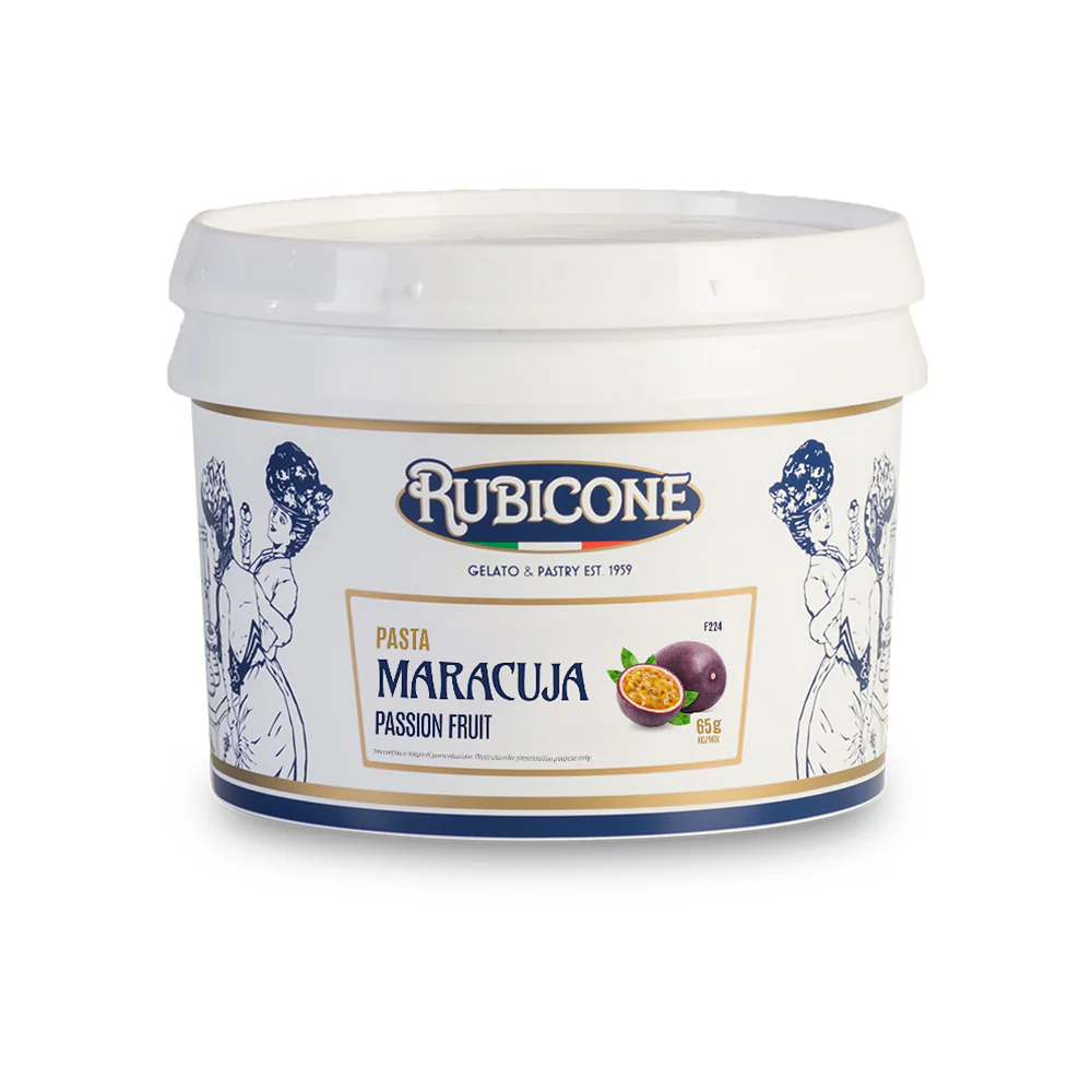"PRE-ORDER" Passion Fruit Paste - Fruit Gelato Pastes - Case of 2 x 3 KG Buckets - Rubicone Canada - Ships Free Within Canada on Orders Above CAD $199