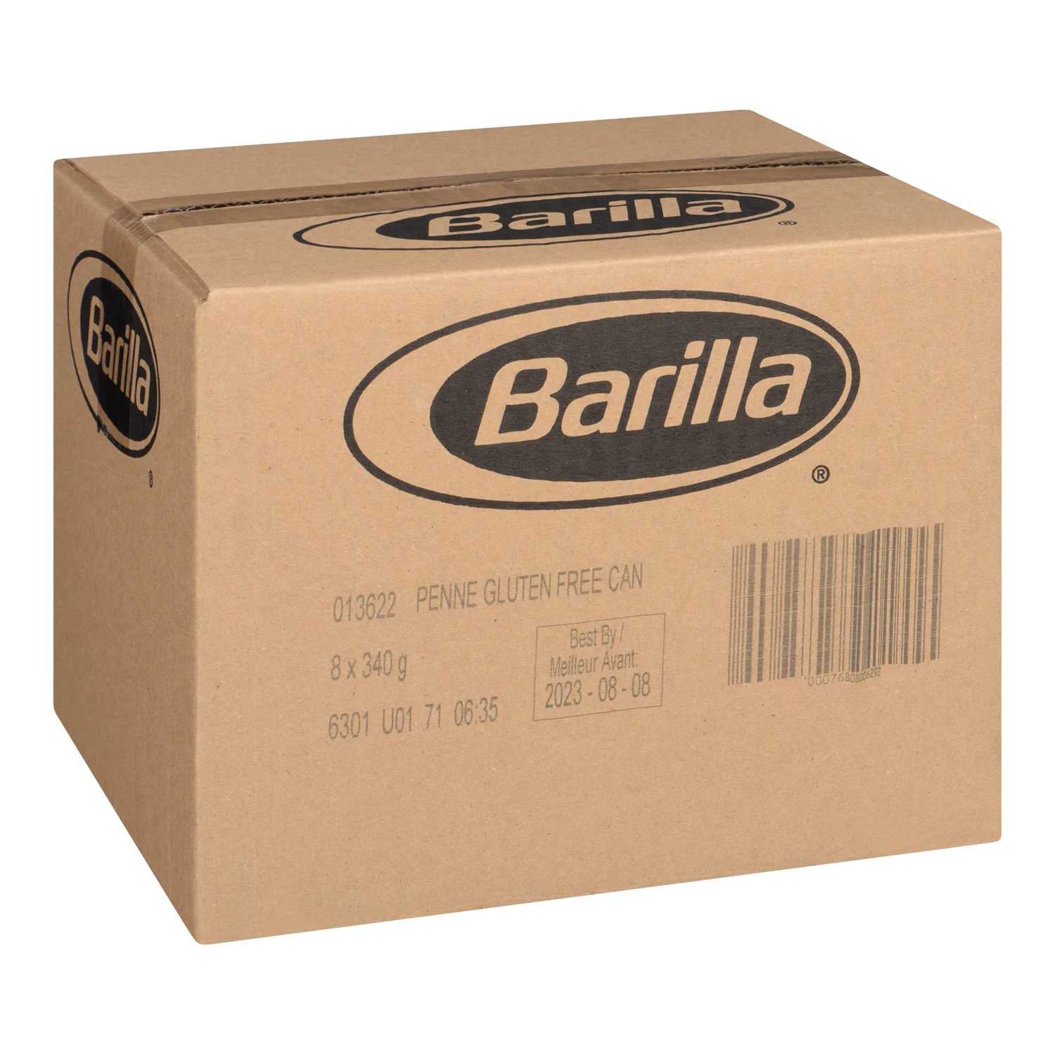 Pasta Penne Gluten-Free - 8 x 340 g - Barilla Italian - Restaurant and Foodservice Ingredients - Canadian Distribution - Ships Free Within Canada on Orders Above CAD $199 - Image 2