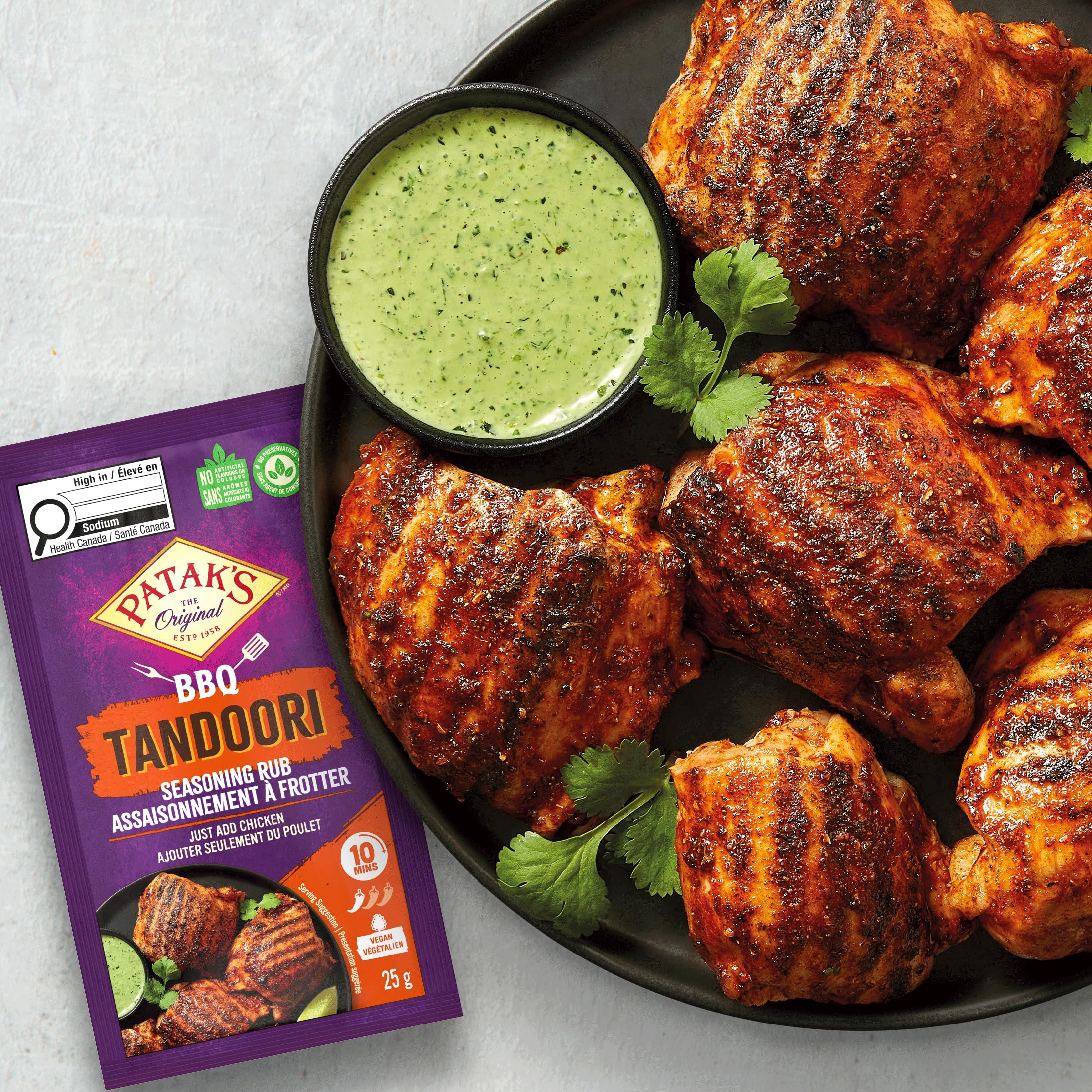 Patak's Tandoori Seasoning Rub – Authentic Indian Spice Blend, 25g (Pack of 18) - Canadian Distribution - Ships Free Within Canada on Orders Above CAD $199 - Image 6