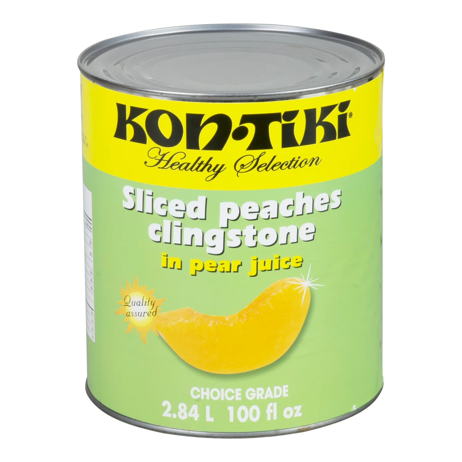 Peach Sliced In Natural Juice - 6 x 2.84 L - Kontiki - Restaurant and Foodservice Ingredients - Canadian Distribution - Ships Free Within Canada on Orders Above CAD $199 - Image 2
