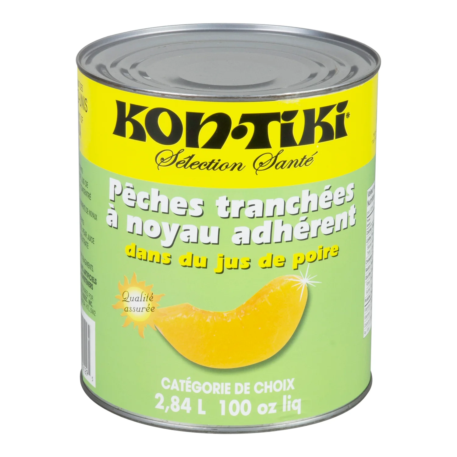 Peach Sliced In Natural Juice - 6 x 2.84 L - Kontiki - Restaurant and Foodservice Ingredients - Canadian Distribution - Ships Free Within Canada on Orders Above CAD $199 - Image 3